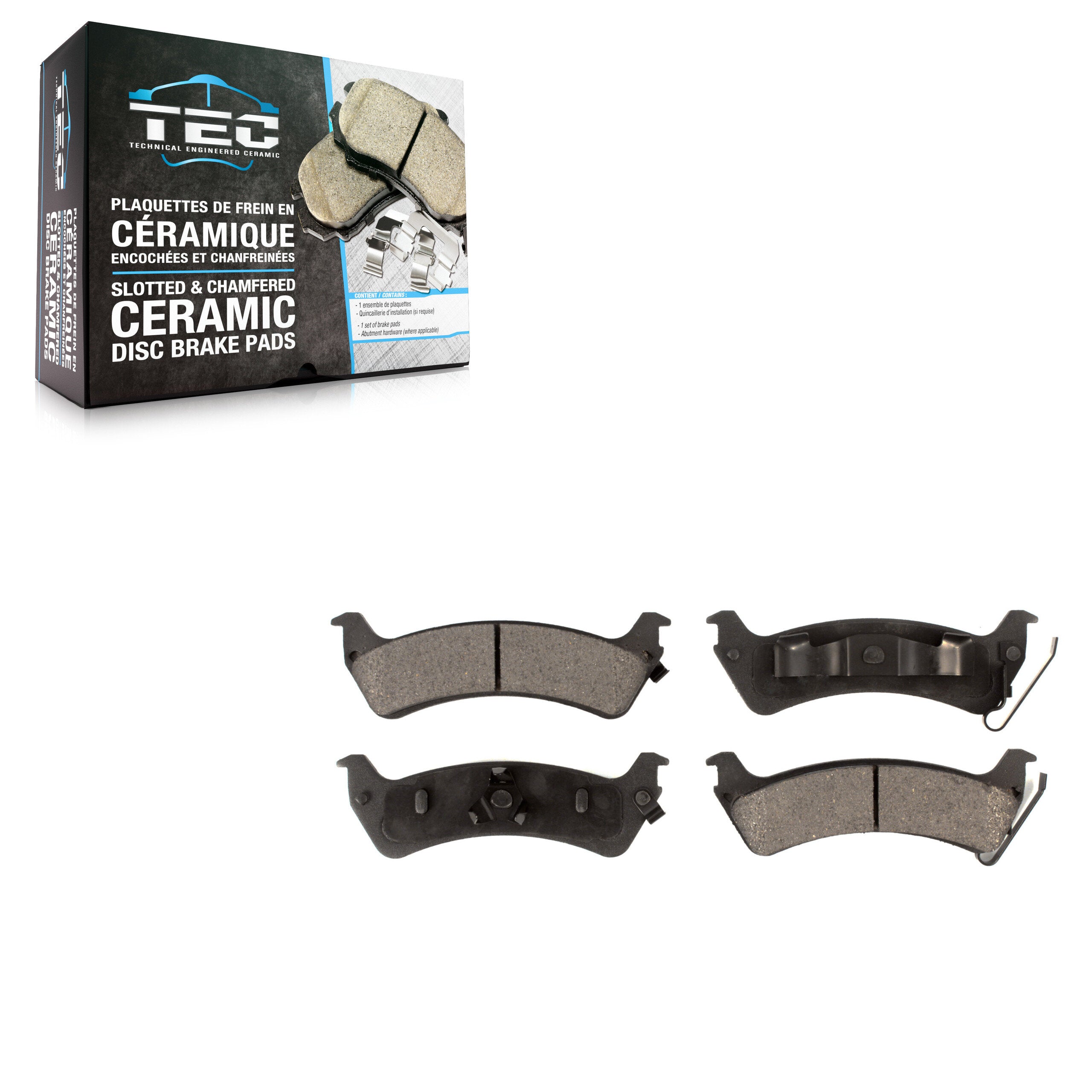 TEC TEC-666 Disc Brake Pad for 1994-2005 Ford Explorer Sport, Ford Explorer, Ford Explorer Sport Trac - Rear
