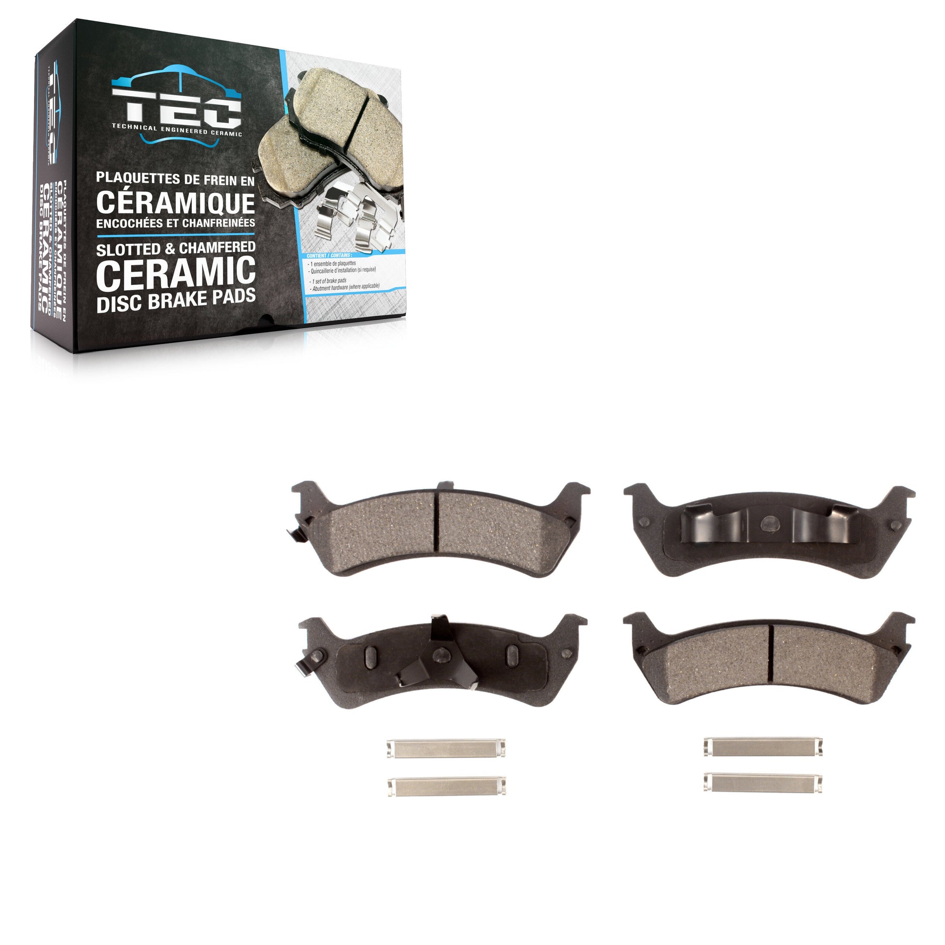 TEC TEC-667 Disc Brake Pad for 1995-2002 Ford Explorer, Ford Explorer Sport, Ford Ranger - Rear