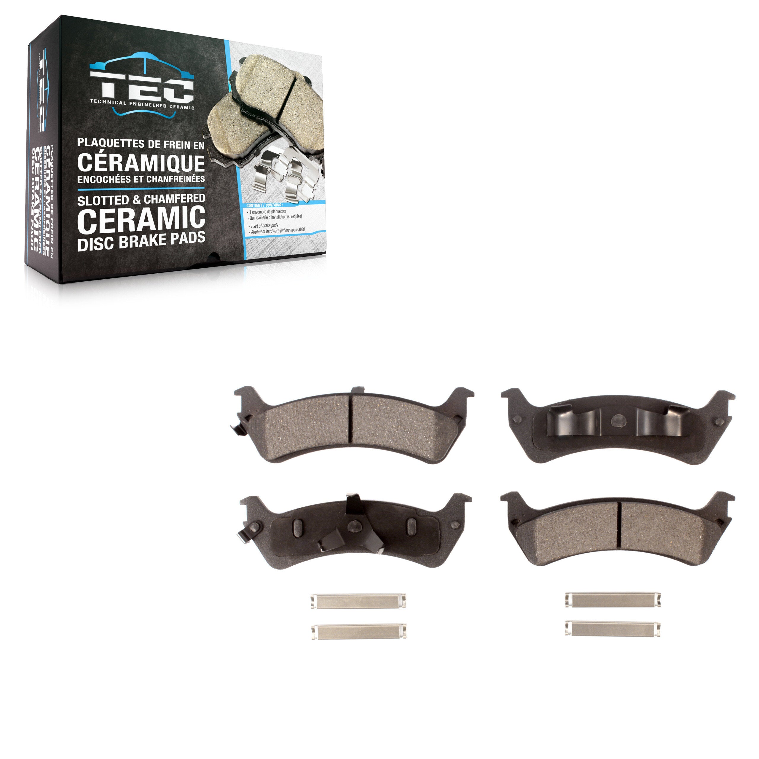 TEC TEC-667 Disc Brake Pad for 1995-2002 Ford Explorer, Ford Explorer Sport, Ford Ranger - Rear