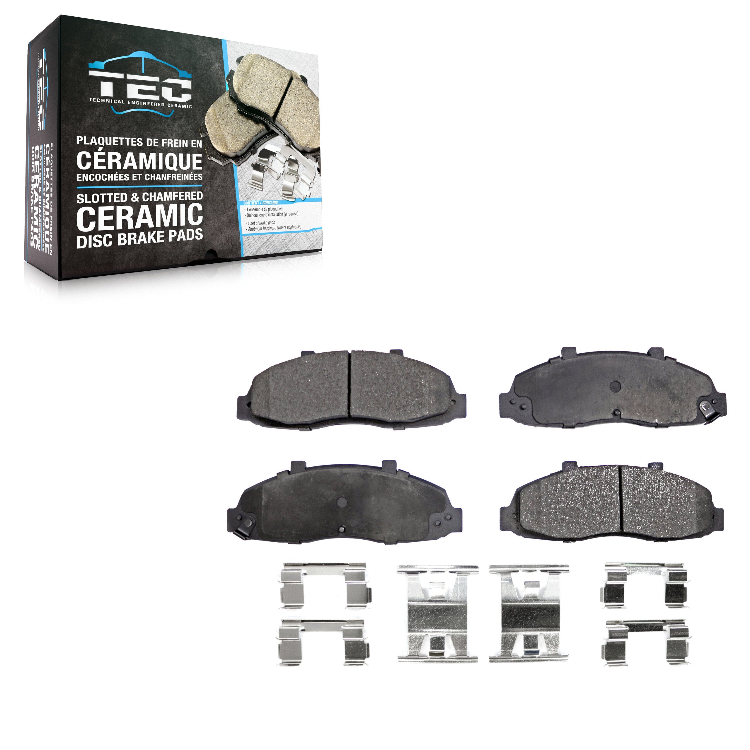 TEC TEC-679 Disc Brake Pad for 1997-2004 Ford F-150 Heritage, Lincoln Blackwood, Ford F-150 - Front