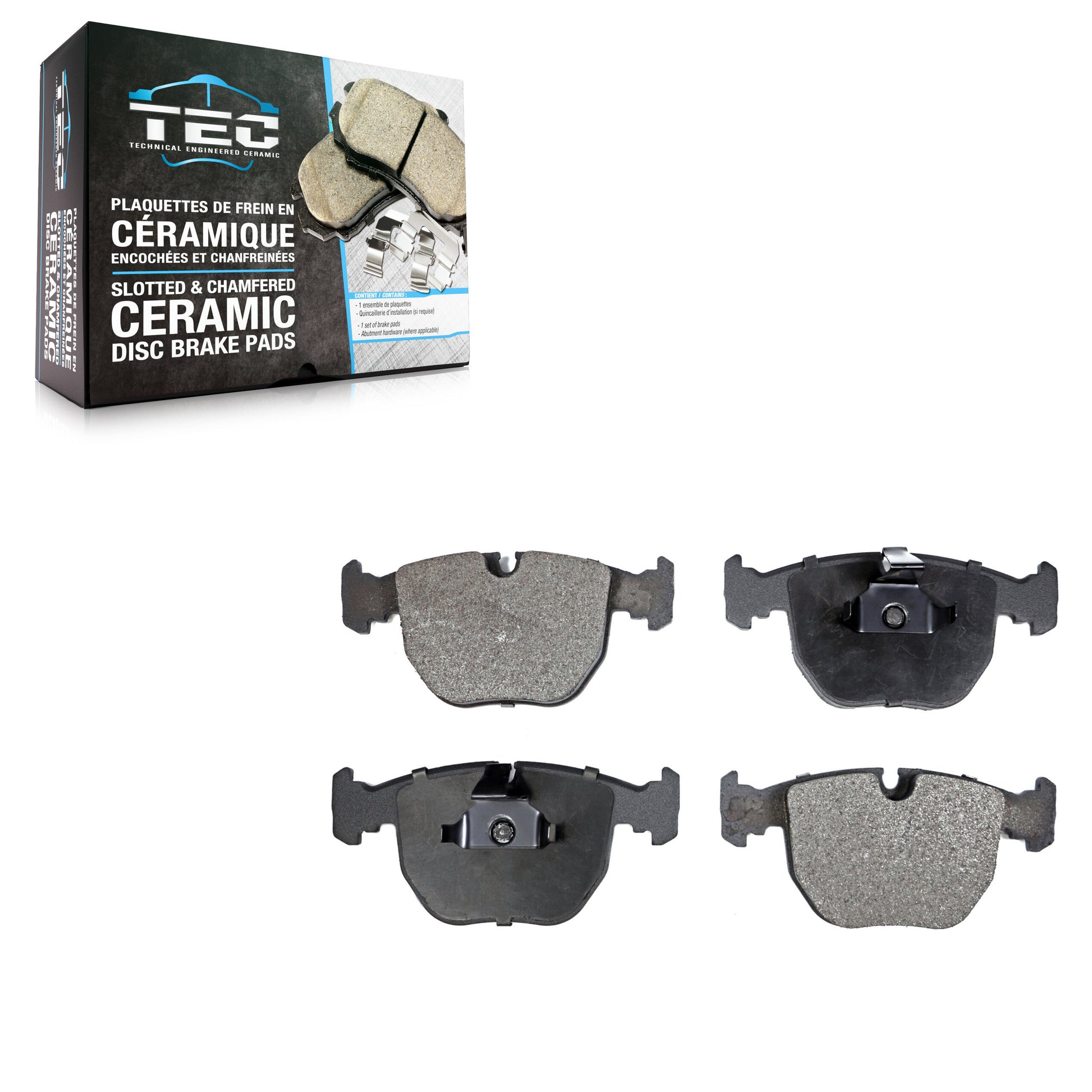 TEC TEC-681 Disc Brake Pad for 1995-2006 BMW X5, Land Rover Range Rover, BMW 530i - Front
