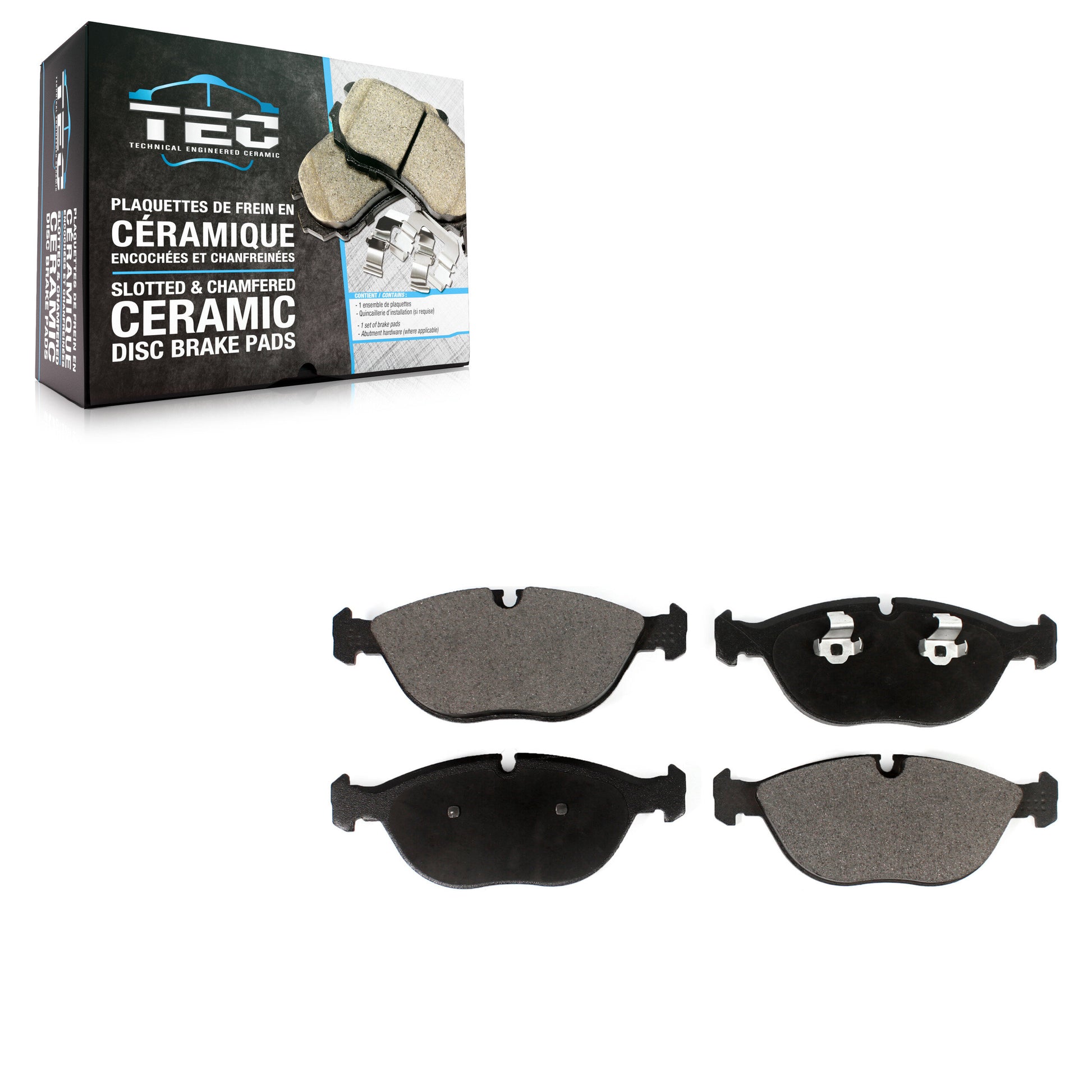 TEC TEC-682 Disc Brake Pad for 1995-2006 Mercedes-Benz E350, Mercedes-Benz E500, Chrysler Crossfire - Front