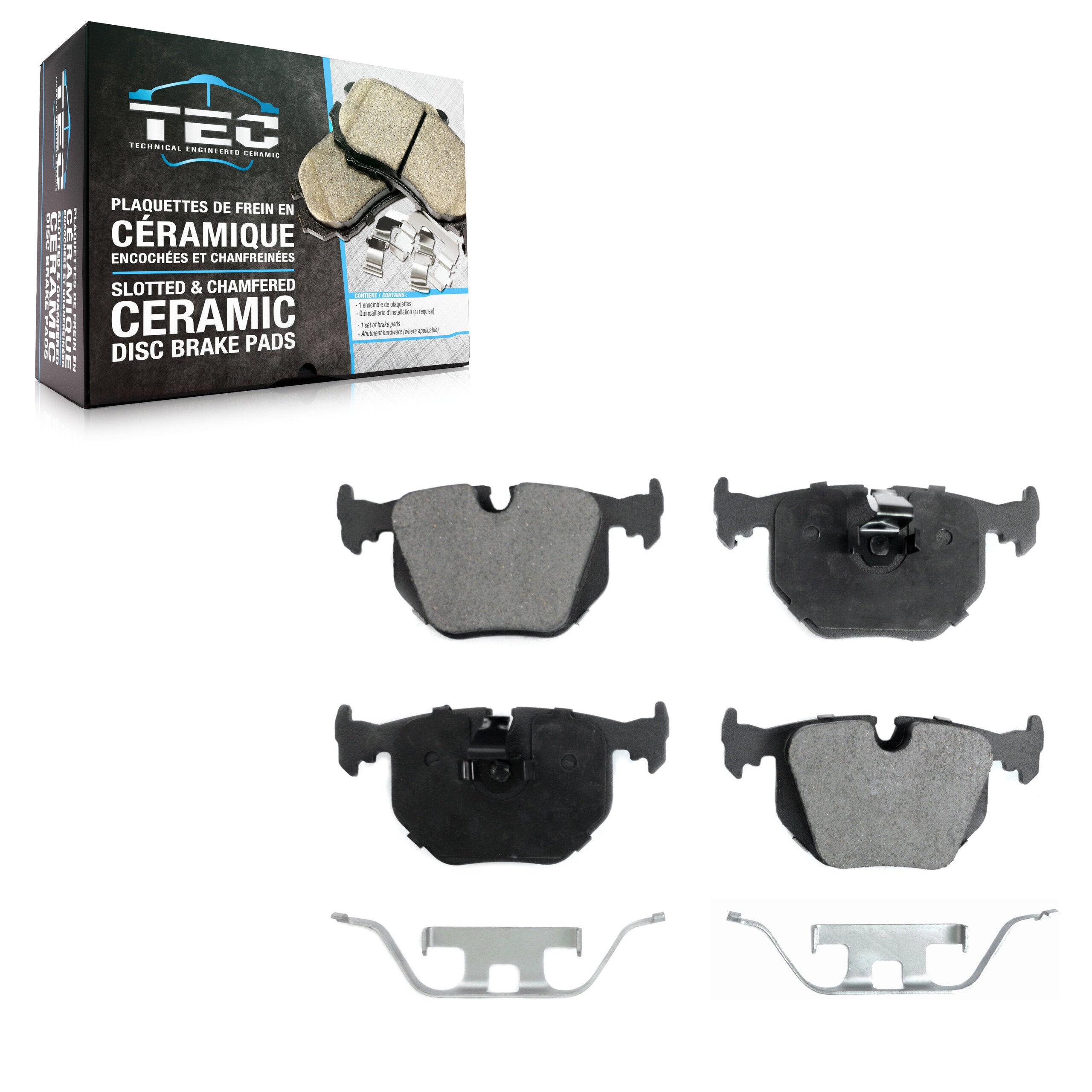TEC TEC-683 Disc Brake Pad for 1991-2010 BMW Z4, BMW X3, Land Rover Range Rover - Rear