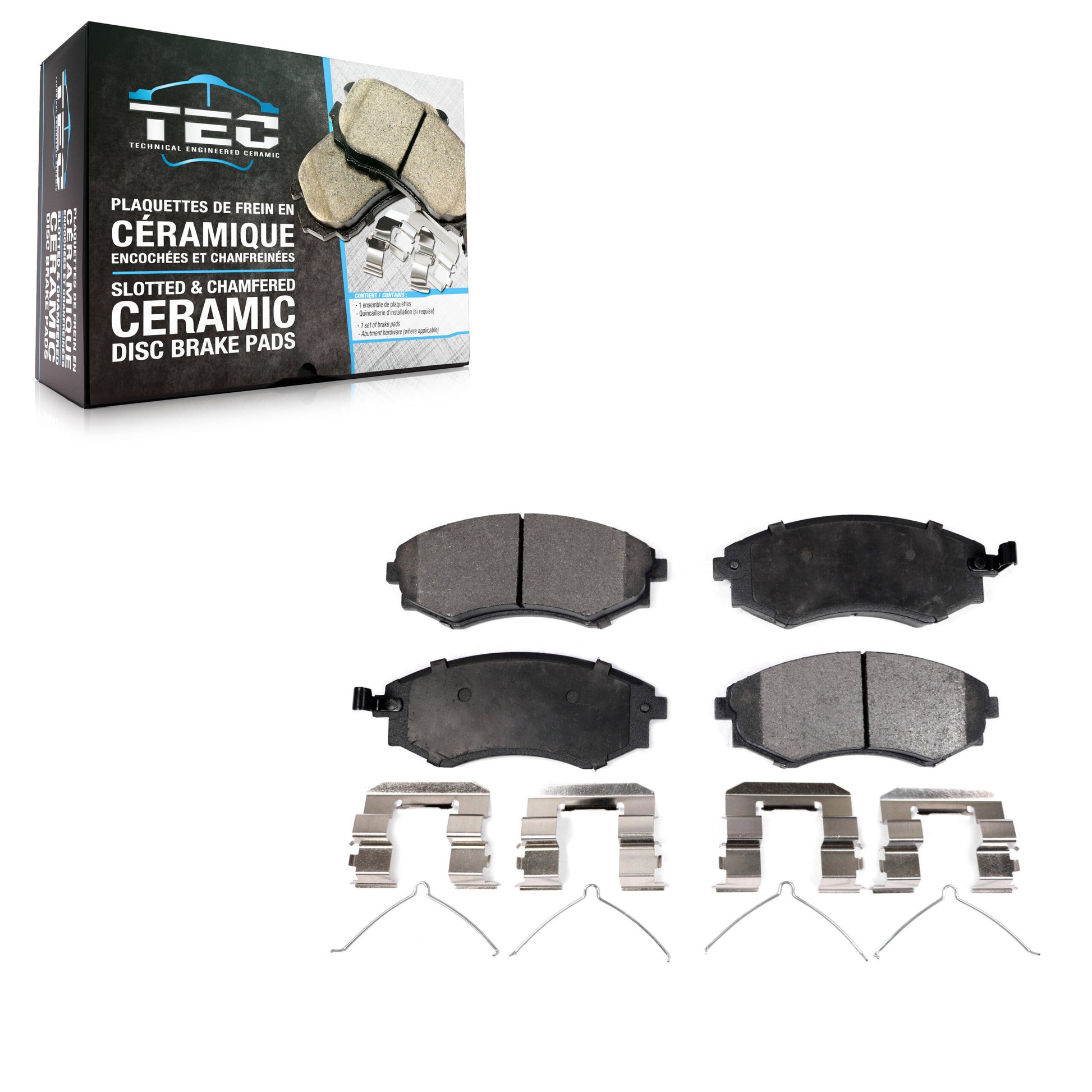 TEC TEC-700 Disc Brake Pad for 1989-2006 Hyundai Elantra, Hyundai Sonata, Kia Magentis - Front