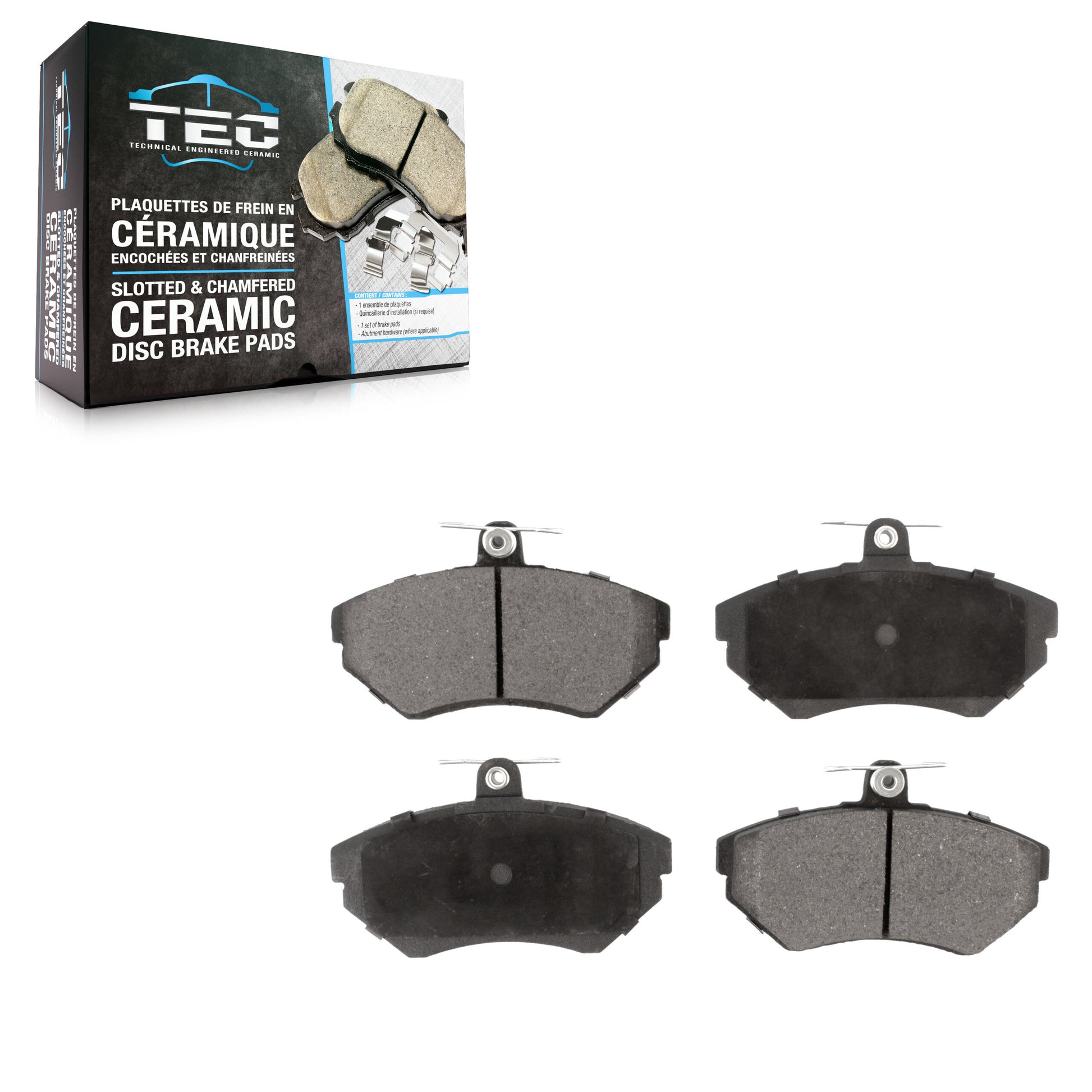 TEC TEC-704 Disc Brake Pad for 1993-2002 Volkswagen Golf, Volkswagen Passat, Volkswagen Cabrio - Front