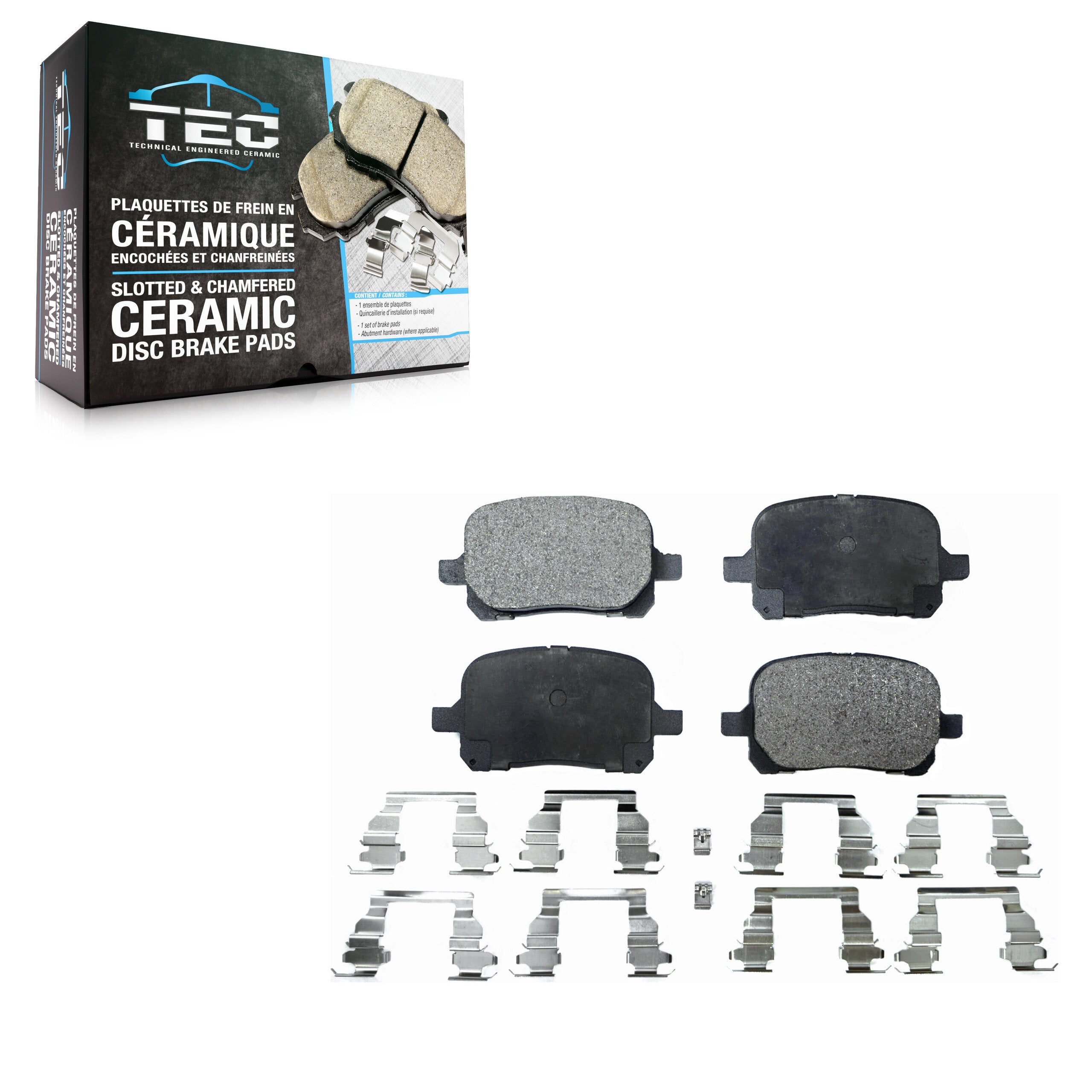 TEC TEC-707 Disc Brake Pad for 1997-2004 Toyota Avalon, Lexus RX300, Toyota Solara - Front