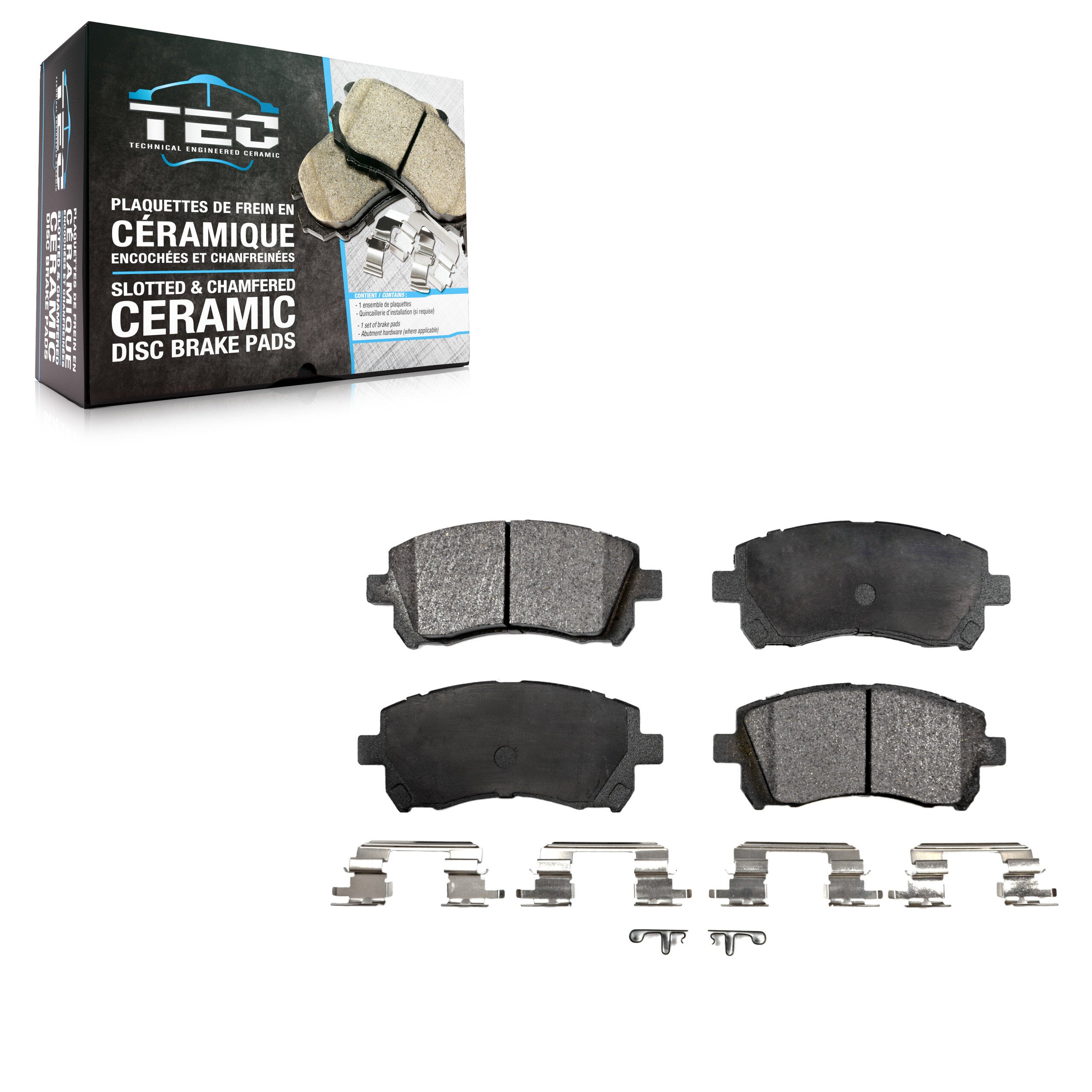TEC TEC-721 Disc Brake Pad for 1996-2003 Subaru Impreza, Subaru Legacy, Subaru Outback - Front