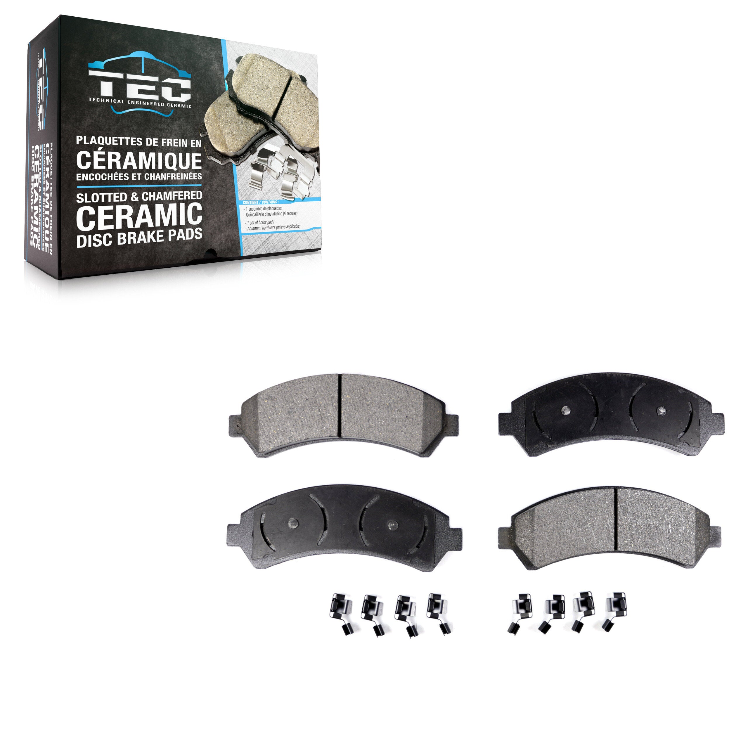 TEC TEC-726 Disc Brake Pad for 1997-2005 Chevrolet S10, GMC Sonoma, Chevrolet Blazer - Front