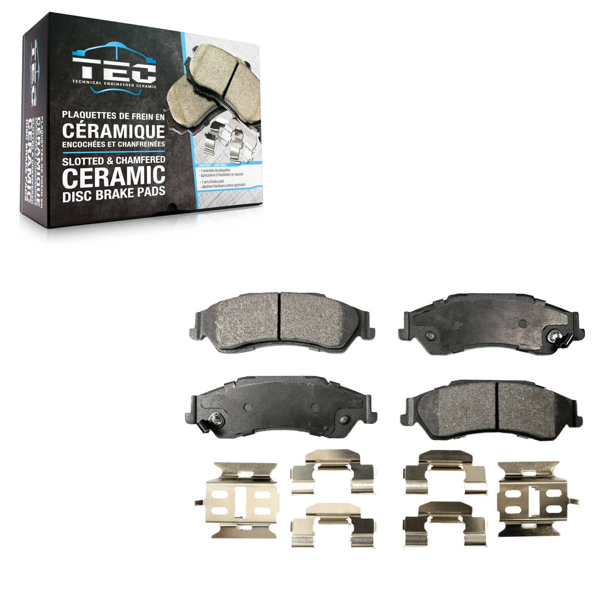 TEC TEC-729 Disc Brake Pad for 1997-2005 Chevrolet S10, Chevrolet Blazer, Isuzu Hombre - Rear