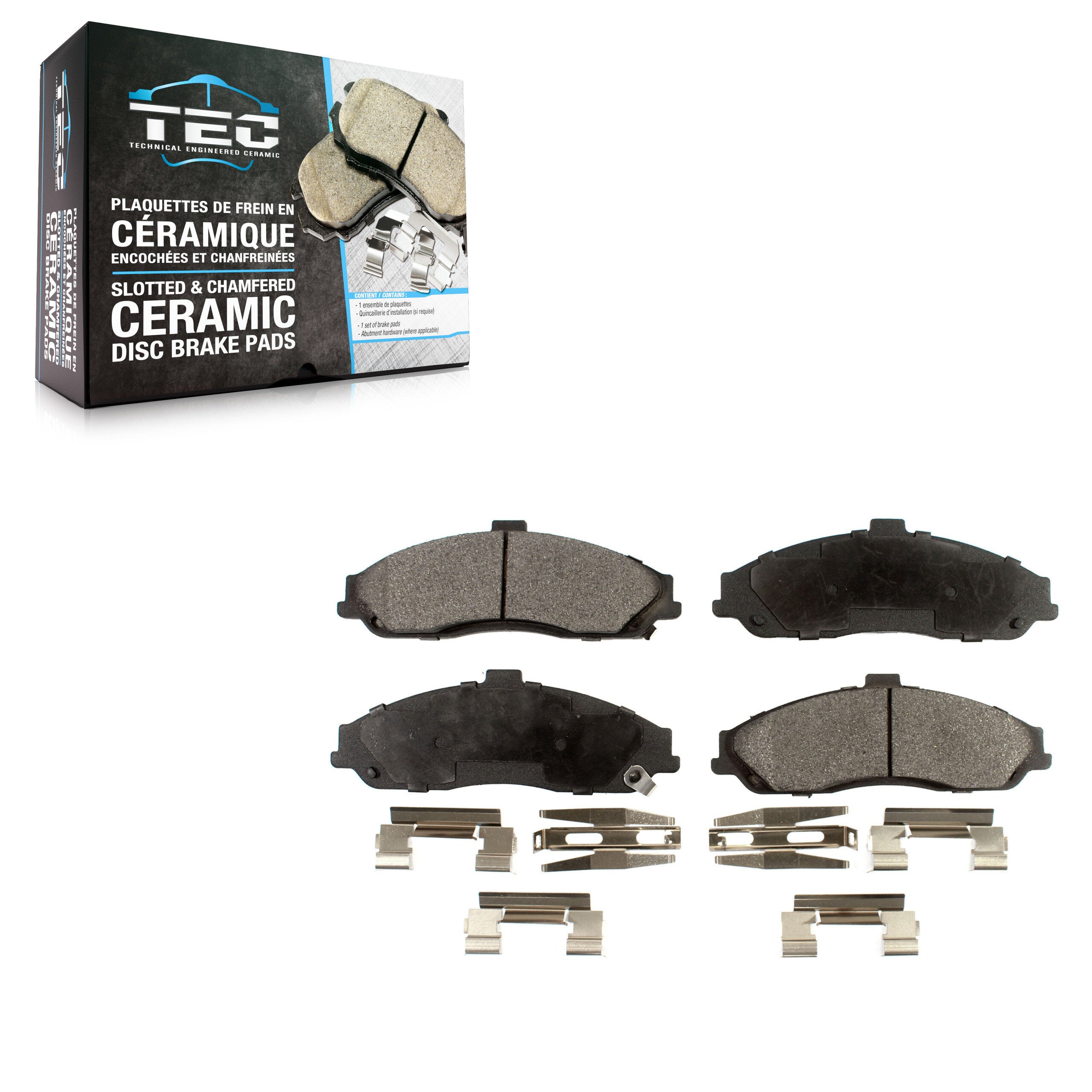 TEC TEC-731 Disc Brake Pad for 1997-2013 Chevrolet Corvette, Cadillac XLR, Pontiac GTO - Front
