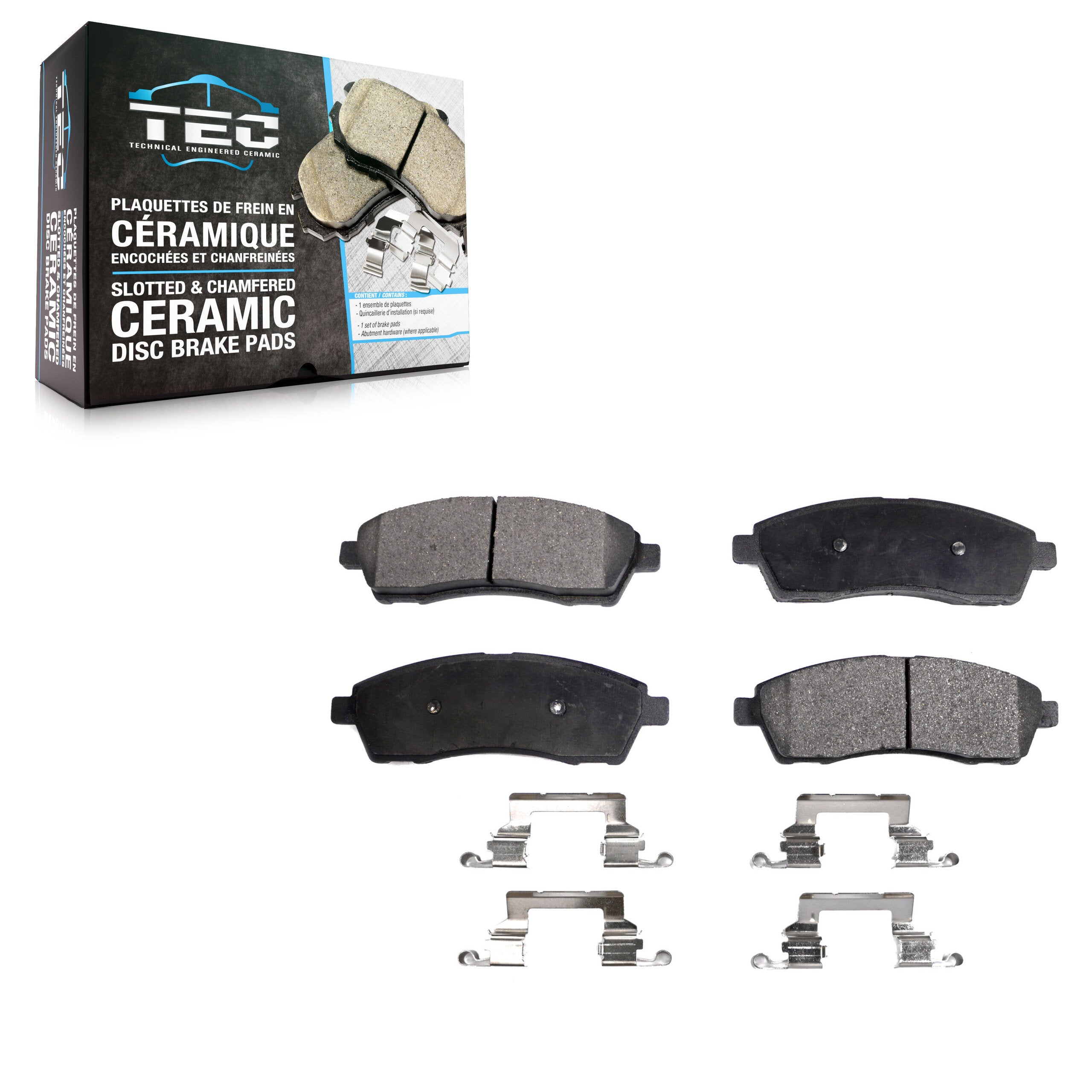 TEC TEC-757 Disc Brake Pad for 1999-2005 Ford Excursion, Ford F-250 Super Duty, Ford F-350 Super Duty - Rear