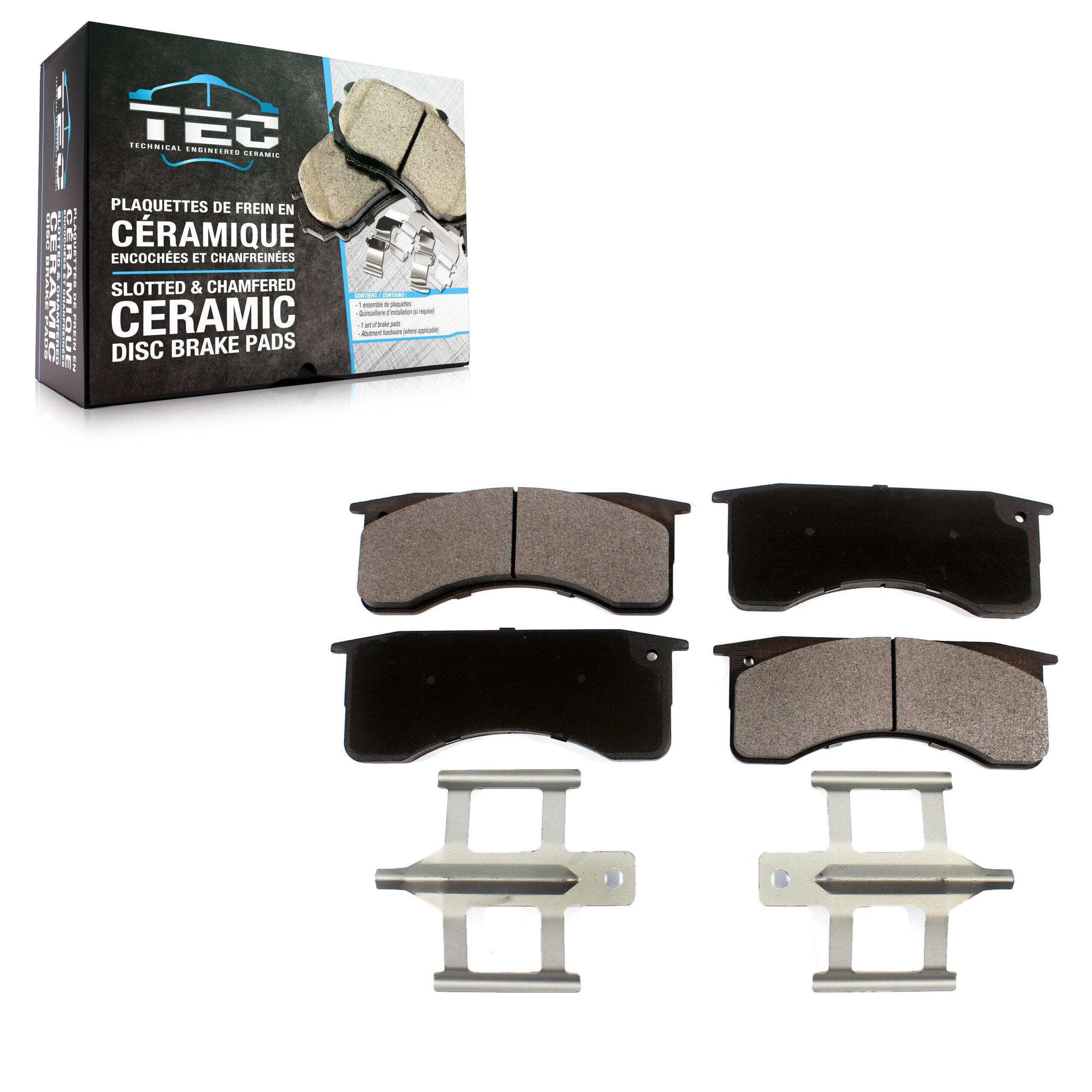 TEC TEC-769 Disc Brake Pad for 1990-2023 Ford F-650, Ford F-750, Chevrolet Silverado 4500 HD - Front, Rear