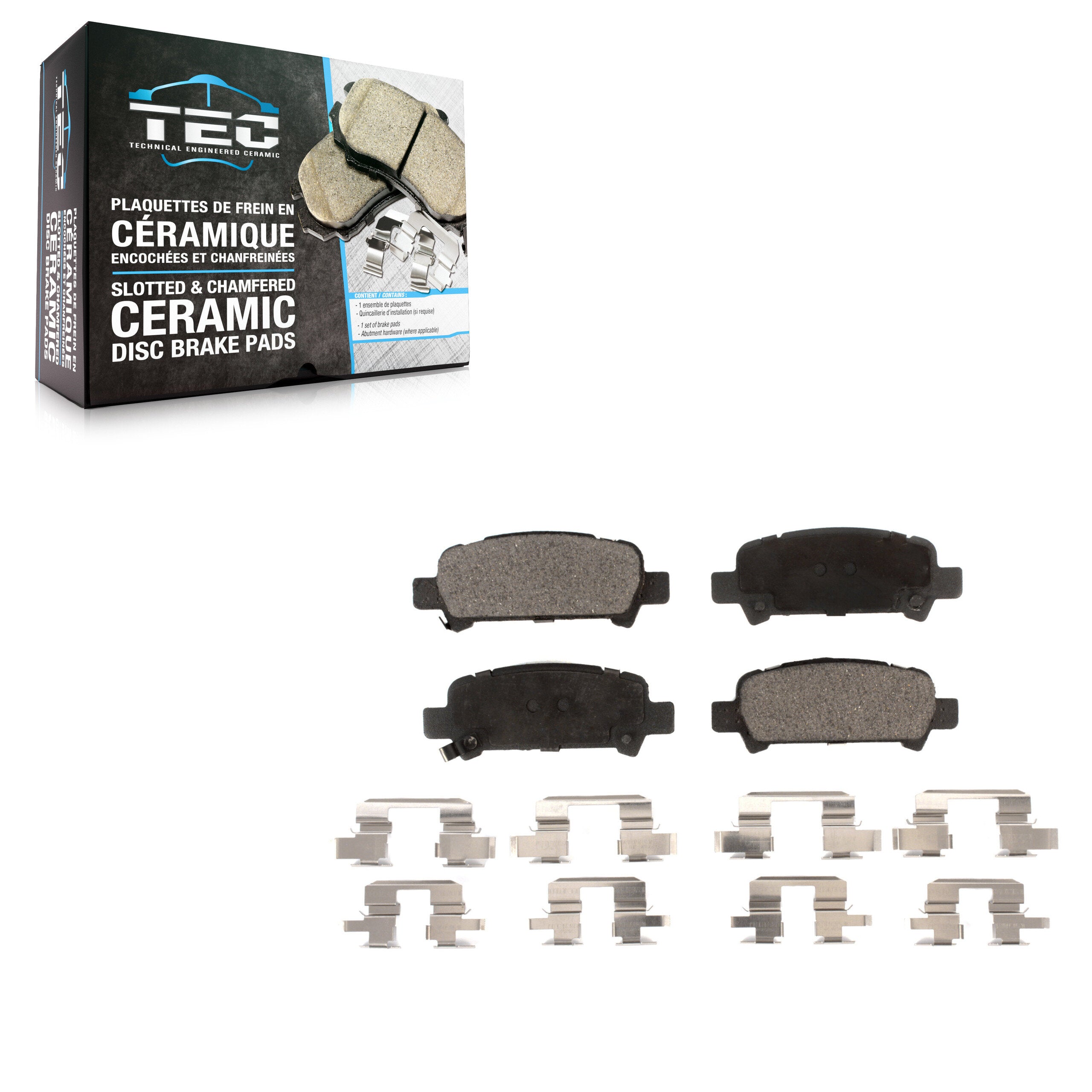 TEC TEC-770 Disc Brake Pad for 1998-2009 Subaru Legacy, Subaru Baja, Subaru Impreza - Rear