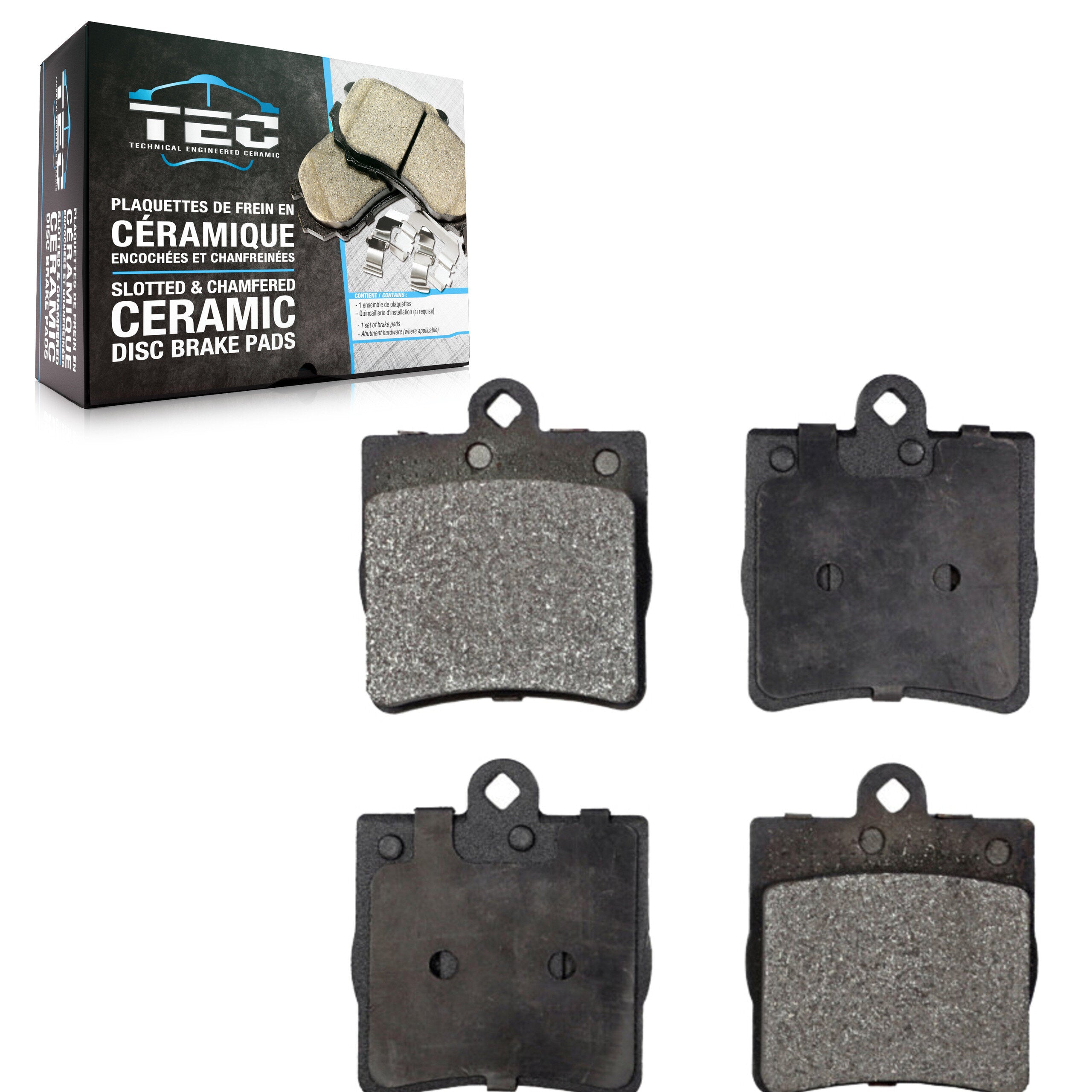 TEC TEC-779 Disc Brake Pad for 1996-2011 Mercedes-Benz SLK300, Chrysler Crossfire, Mercedes-Benz C230 - Rear