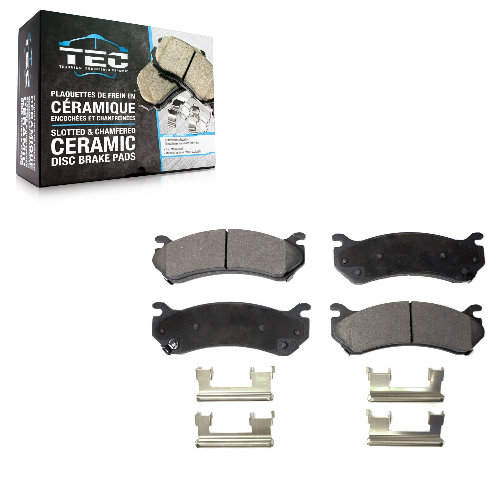 TEC TEC-785 Disc Brake Pad for 1999-2013 Chevrolet Silverado 1500 Classic, Chevrolet Silverado 1500 HD Classic, Chevrolet Silverado 2500 HD Classic - Front, Rear