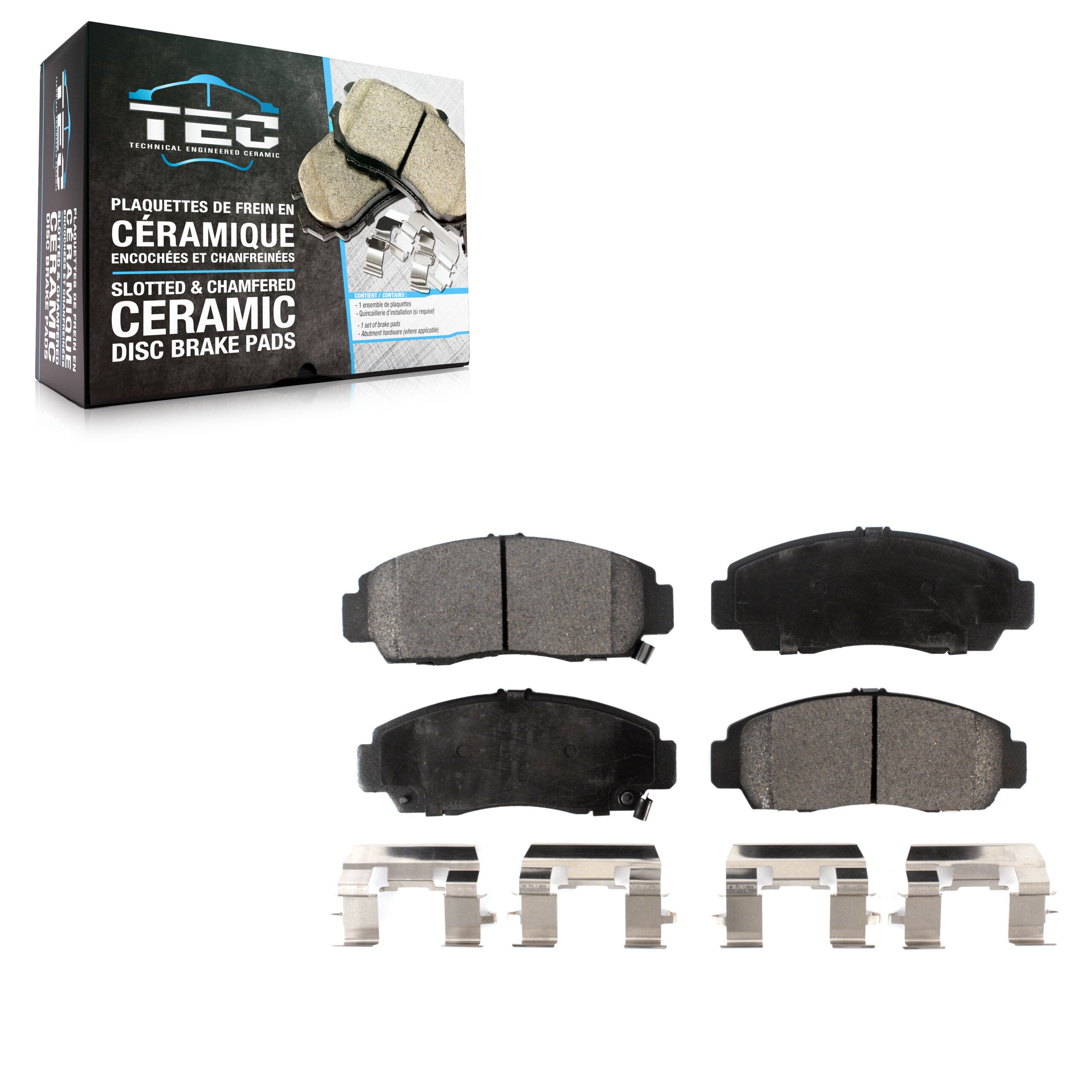 TEC TEC-787 Disc Brake Pad for 1999-2010 Honda Accord, Acura TL, Acura TSX - Front