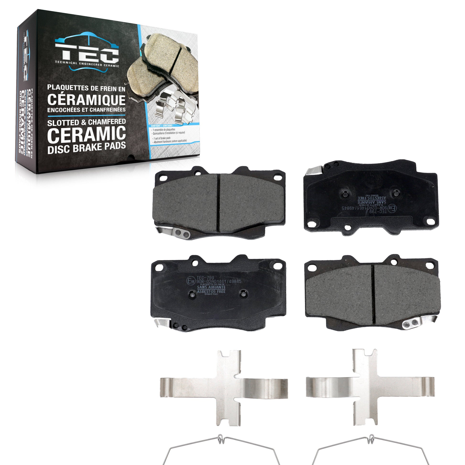 TEC TEC-799 Disc Brake Pad for 1999-2004 Toyota Tacoma - Front