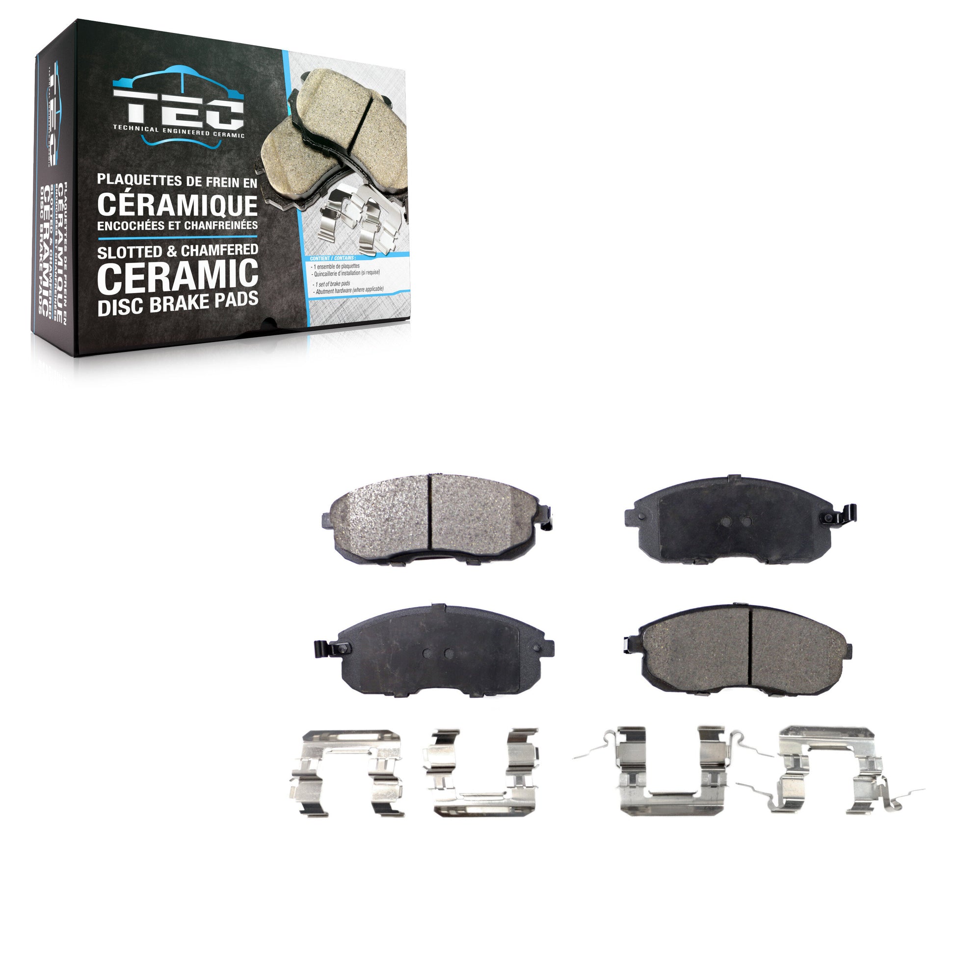 TEC TEC-815 Disc Brake Pad for 2000-2019 Nissan Juke, Nissan Altima, Nissan Sentra - Front