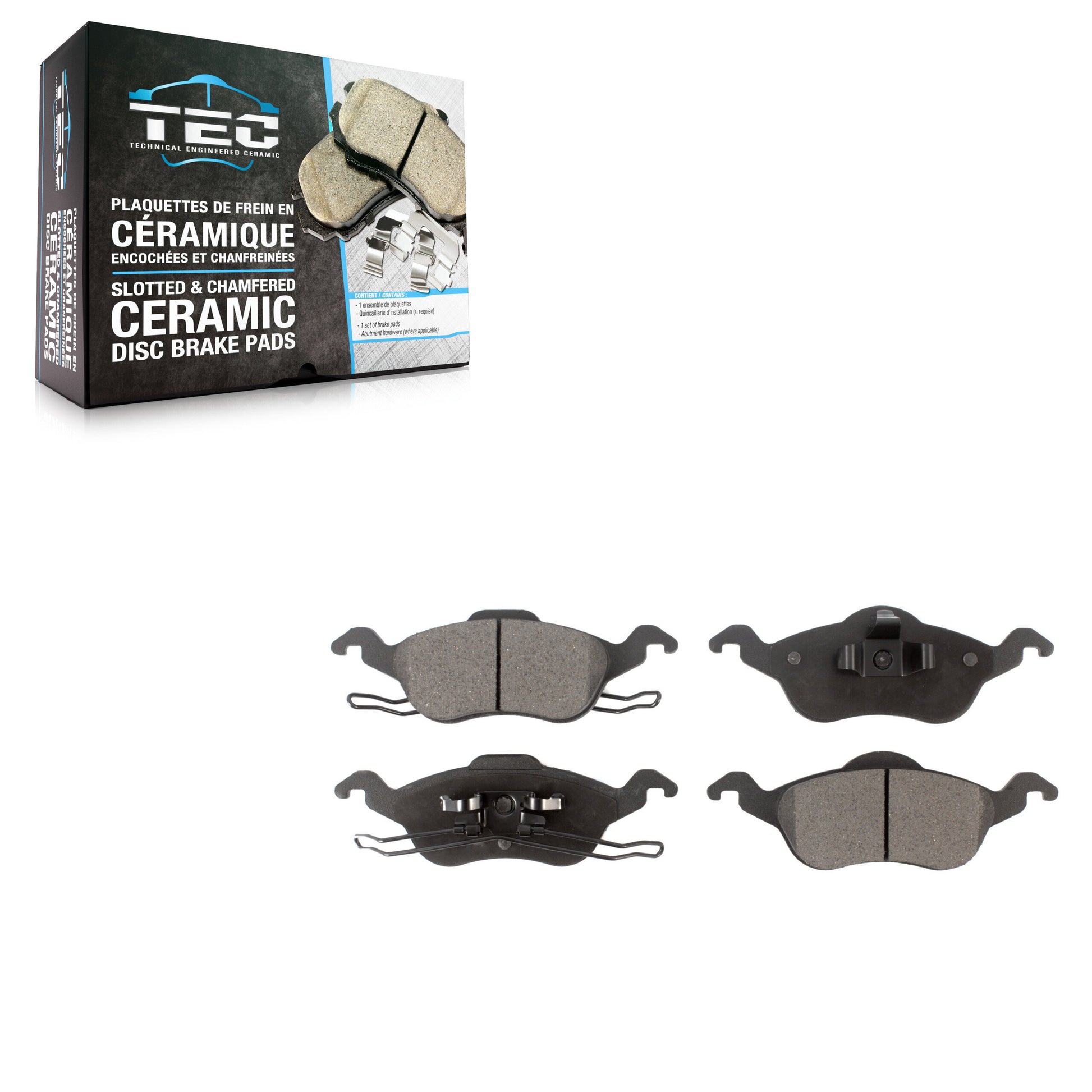 TEC TEC-816 Disc Brake Pad for 2000-2004 Ford Focus - Front