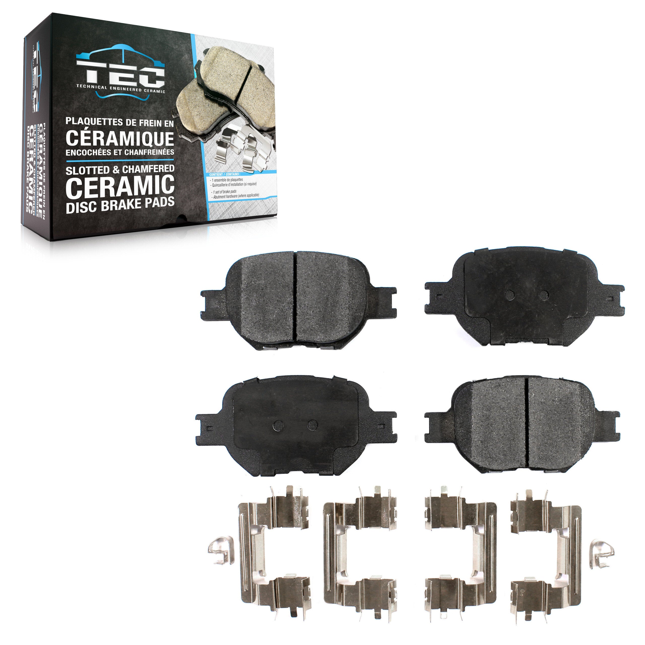 TEC TEC-817 Disc Brake Pad for 2000-2010 Scion tC, Toyota Celica - Front