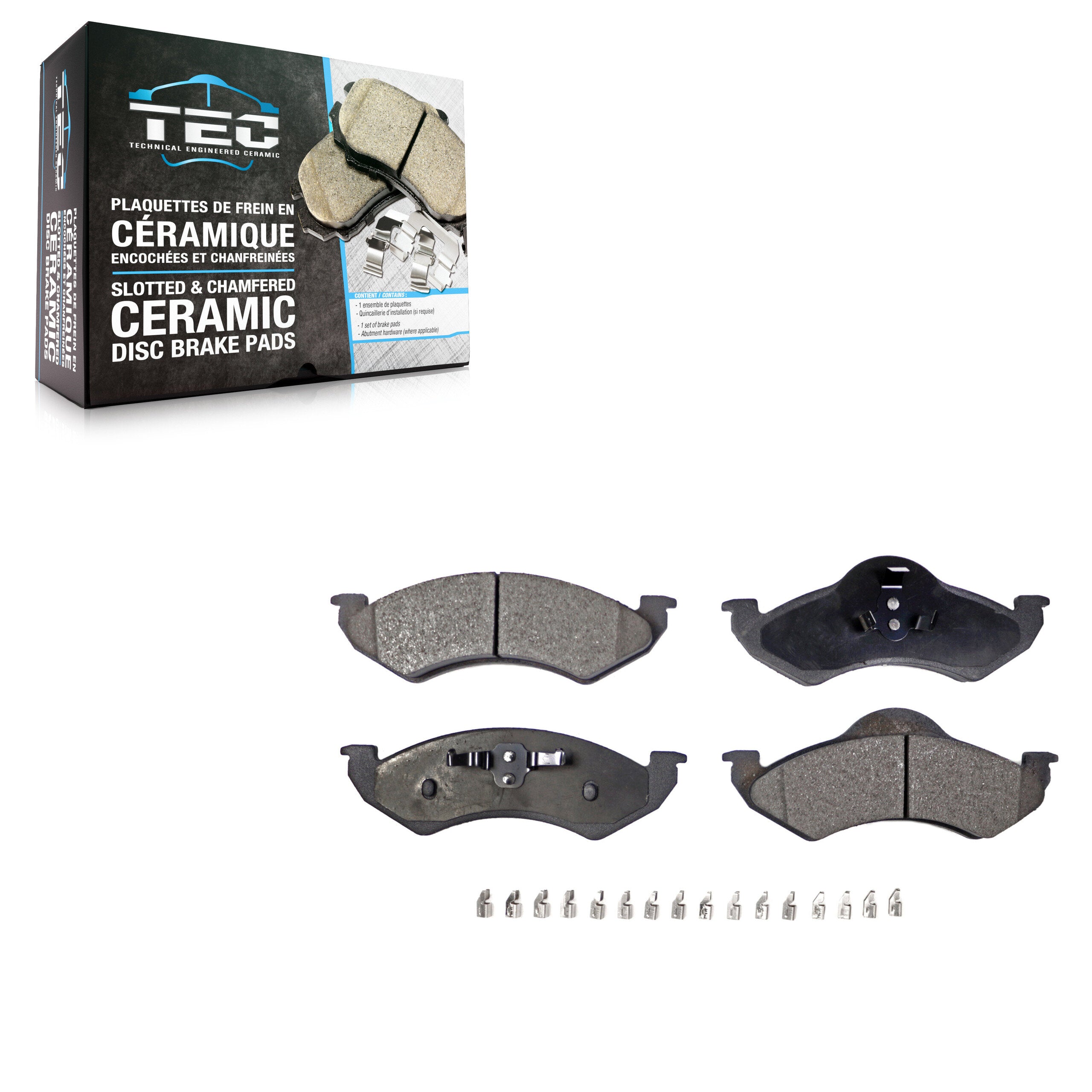 TEC TEC-820 Disc Brake Pad for 2000-2002 Dodge Dakota, Dodge Durango - Front