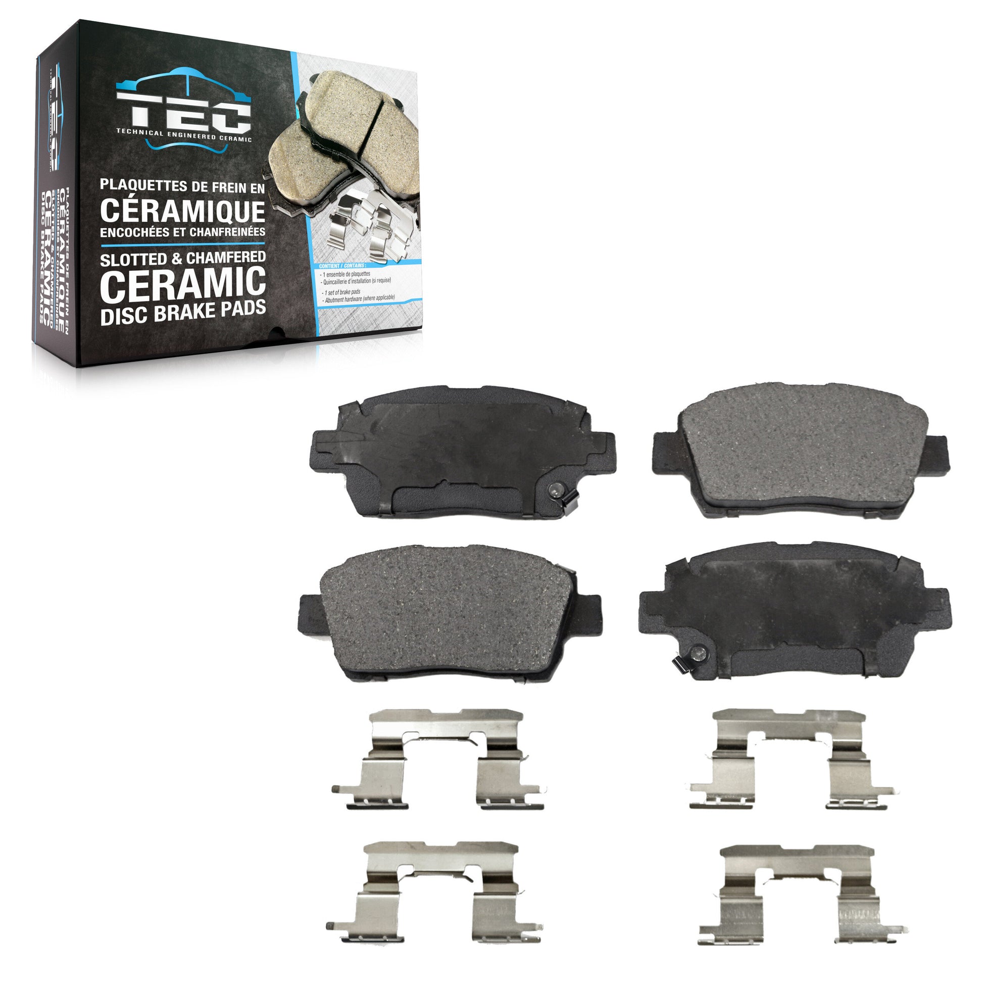 TEC TEC-822 Disc Brake Pad for 2000-2015 Scion iQ, Scion xA, Scion xB - Front