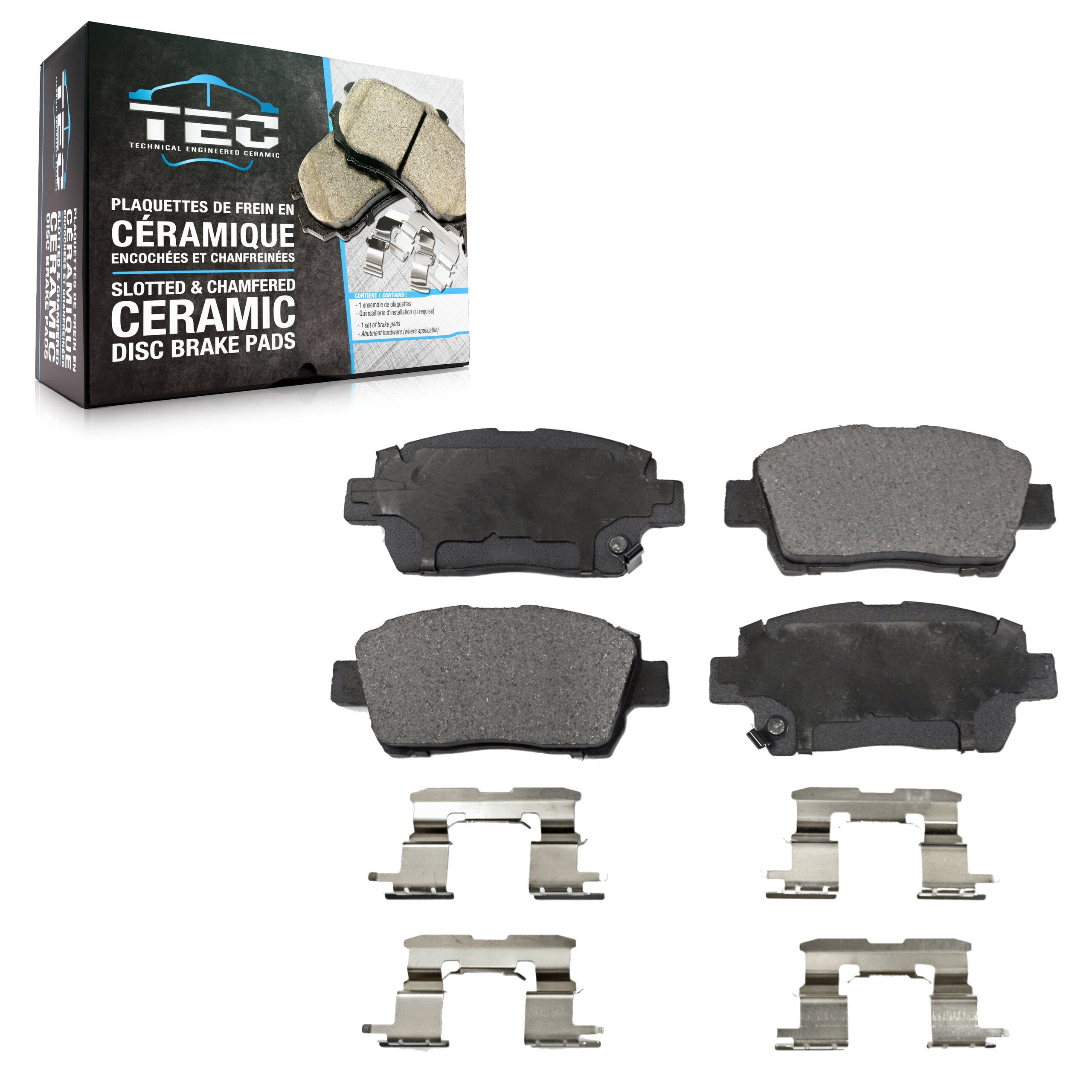 TEC TEC-822 Disc Brake Pad for 2000-2015 Scion iQ, Scion xA, Scion xB - Front
