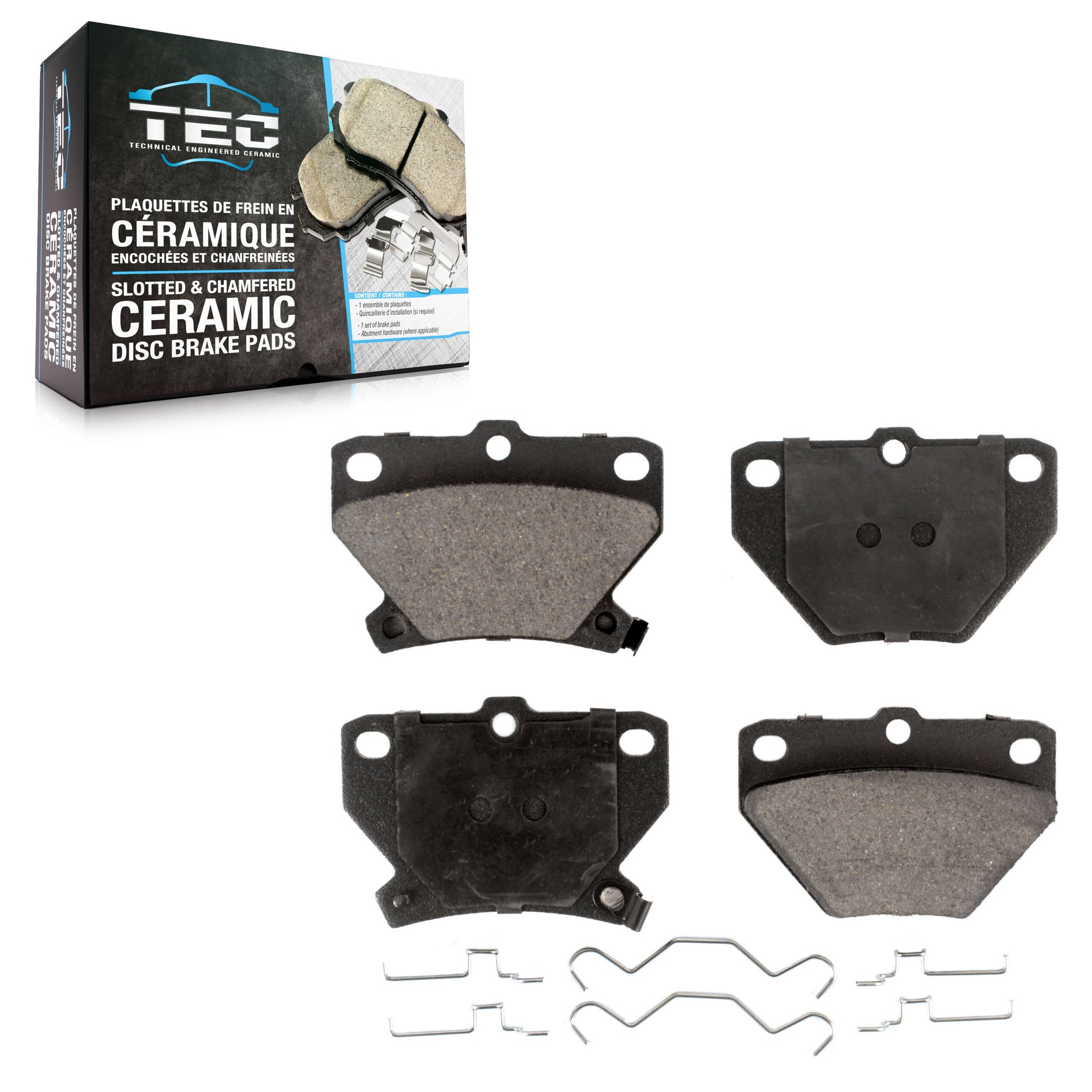 TEC TEC-823 Disc Brake Pad for 2000-2008 Toyota Corolla, Pontiac Vibe, Toyota Matrix - Rear