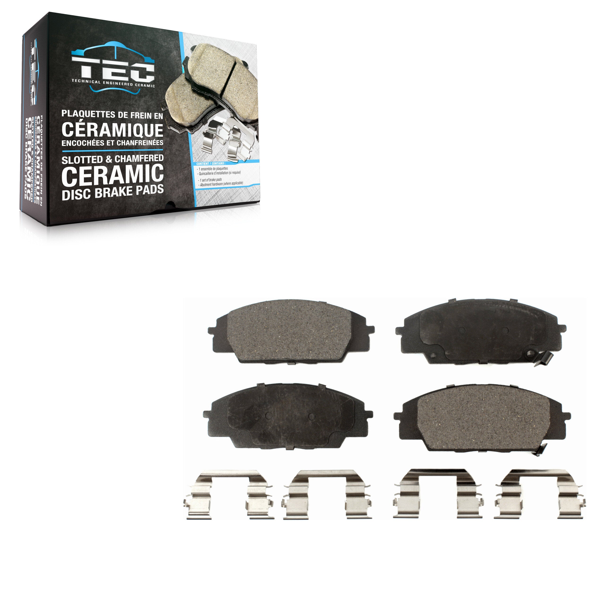 TEC TEC-829 Disc Brake Pad for 2000-2011 Acura CSX, Honda Civic, Acura RSX - Front