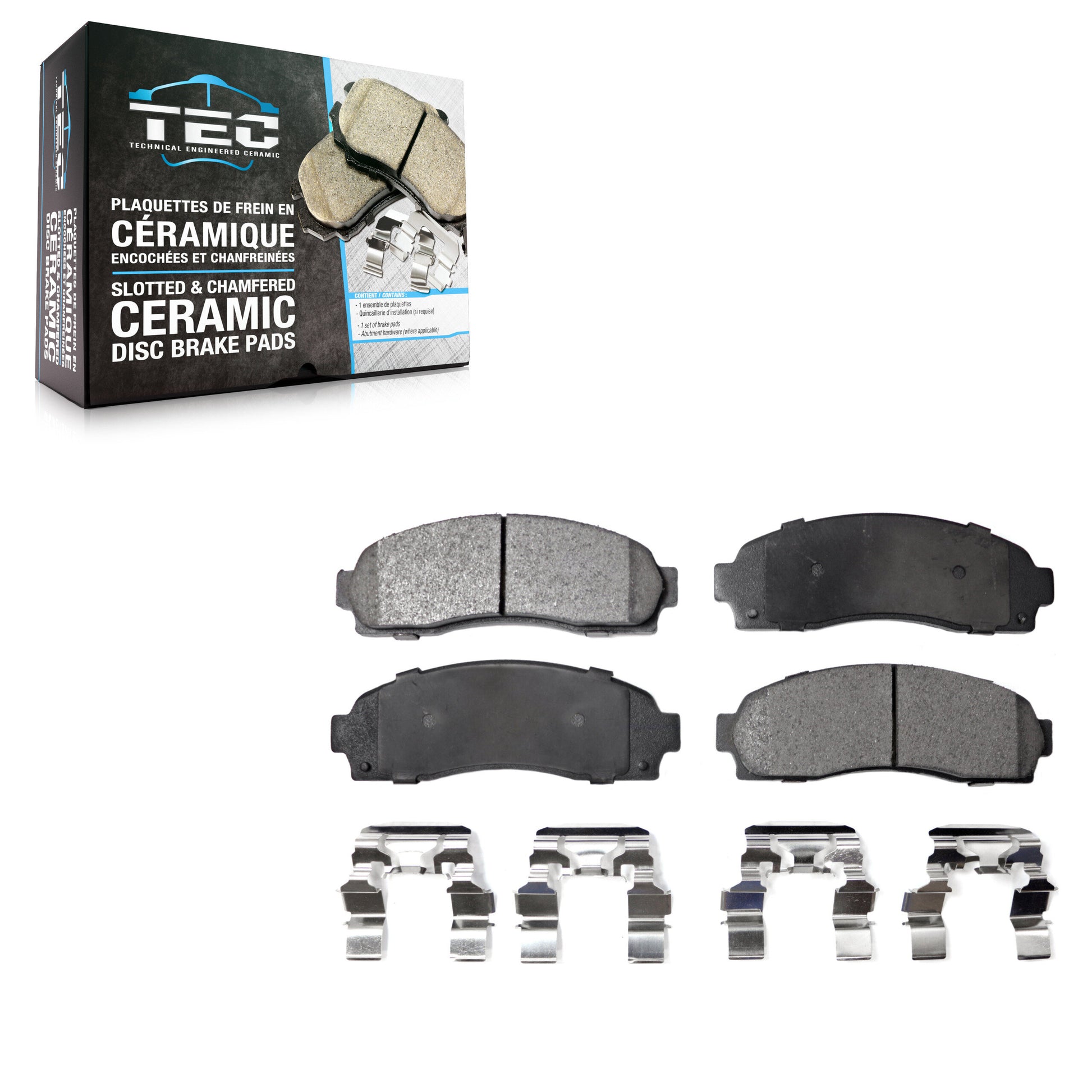 TEC TEC-833 Disc Brake Pad for 2001-2011 Pontiac Torrent, Chevrolet Equinox, Ford Explorer - Front
