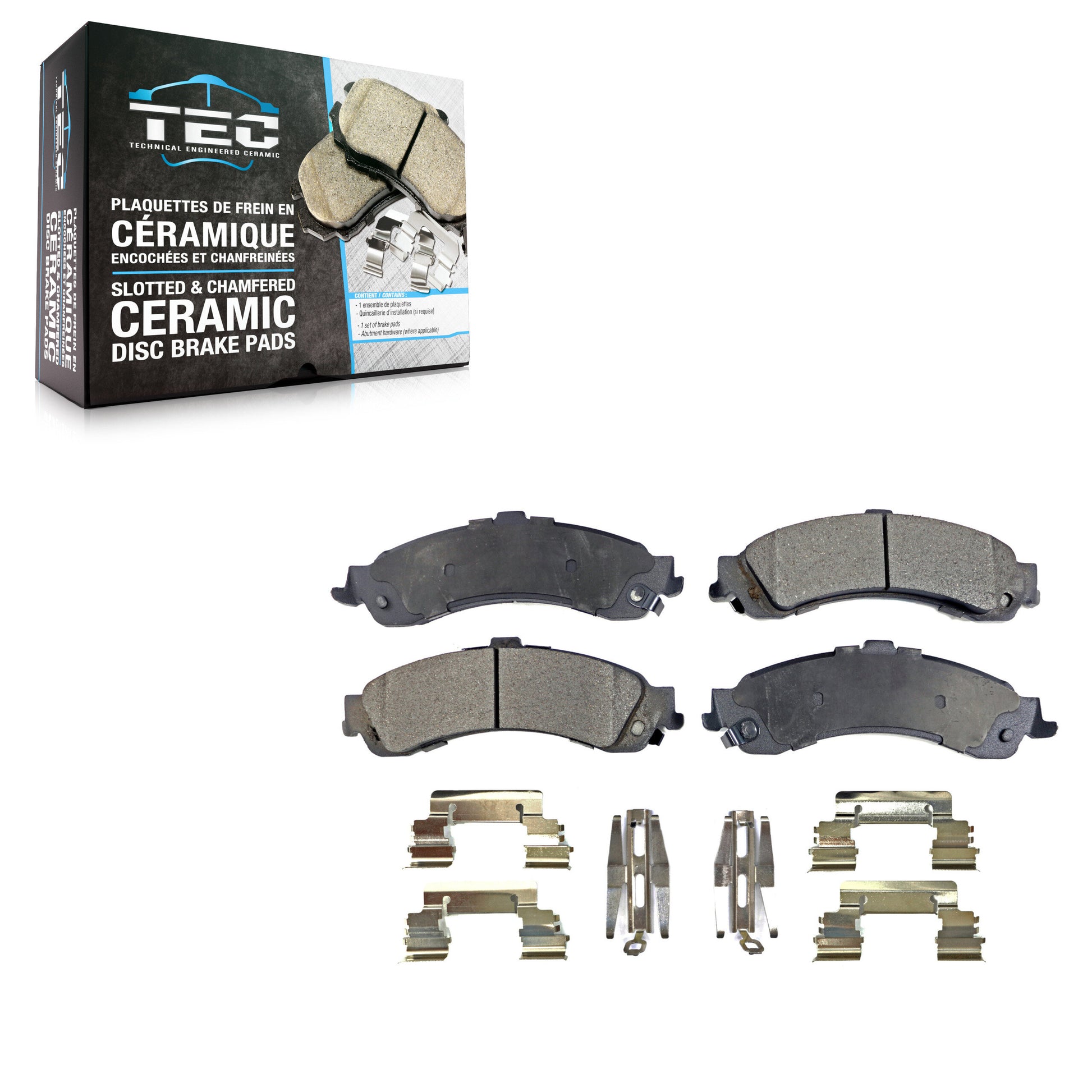 TEC TEC-834 Disc Brake Pad for 2000-2006 Cadillac Escalade, Cadillac Escalade ESV, Chevrolet Avalanche 1500 - Rear