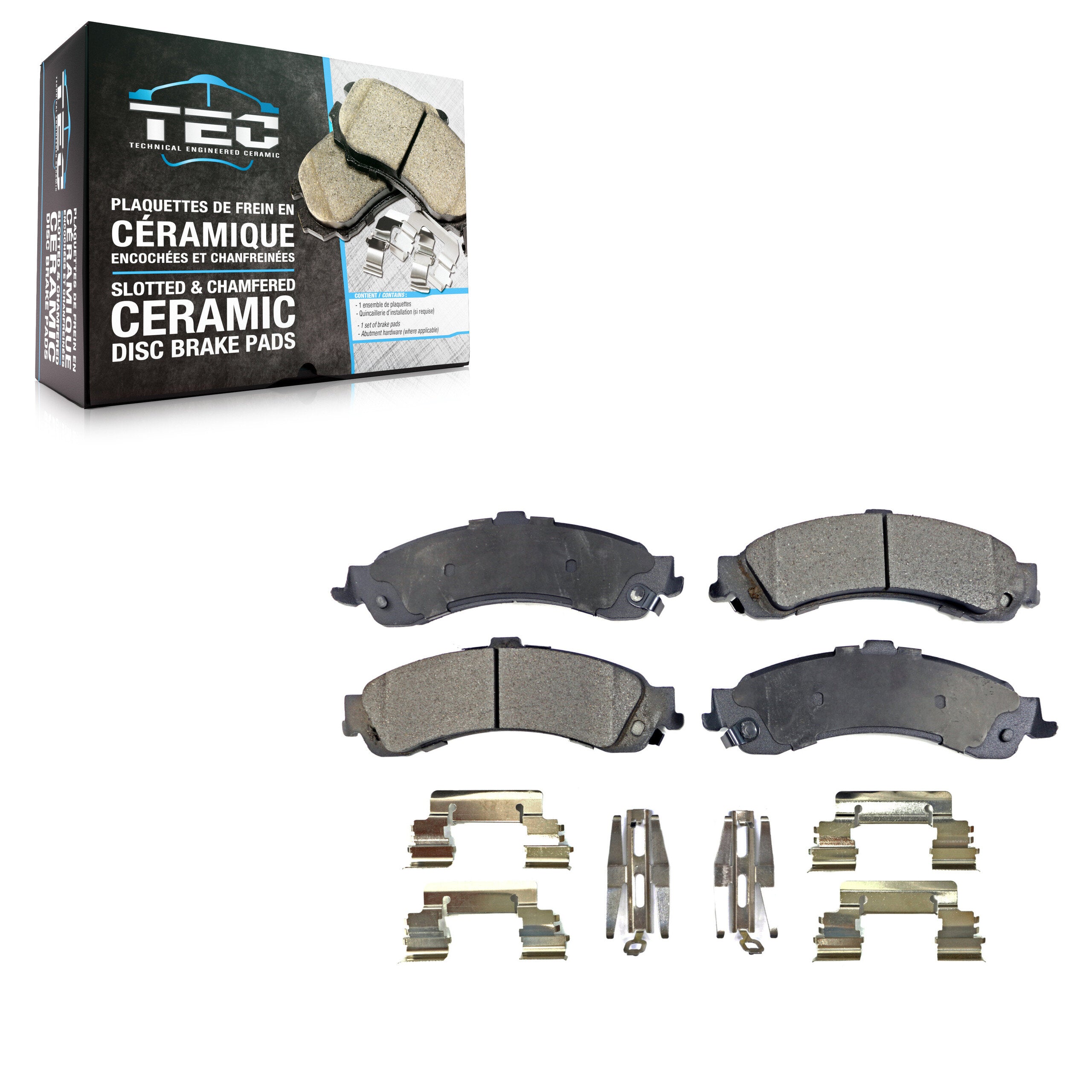 TEC TEC-834 Disc Brake Pad for 2000-2006 Cadillac Escalade, Cadillac Escalade ESV, Chevrolet Avalanche 1500 - Rear