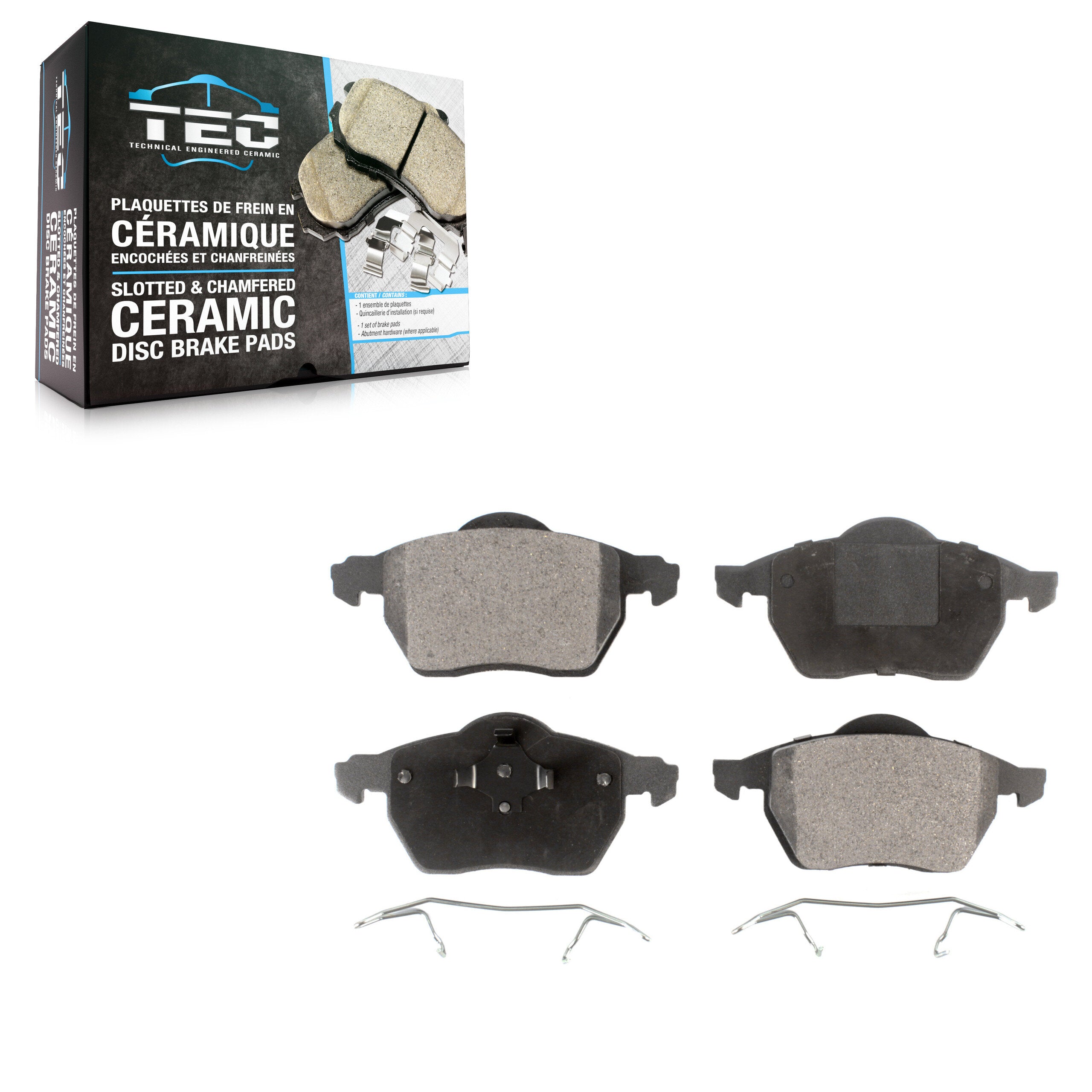 TEC TEC-840 Disc Brake Pad for 1999-2006 Audi A4, Audi A4 Quattro, Volkswagen Passat - Front