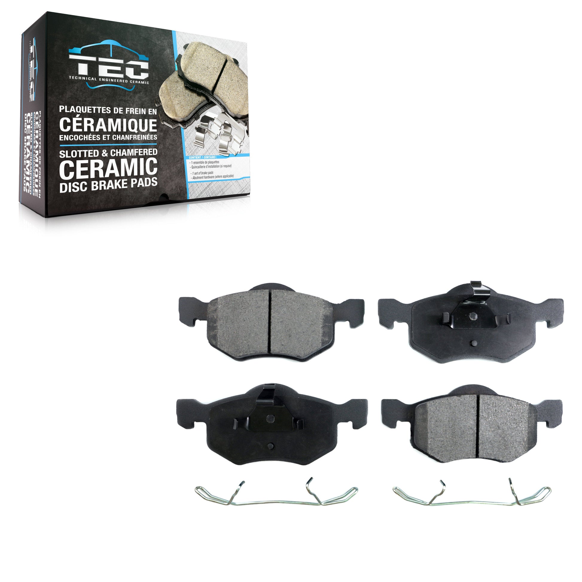 TEC TEC-843 Disc Brake Pad for 2001-2007 Ford Escape, Mazda Tribute, Mercury Mariner - Front