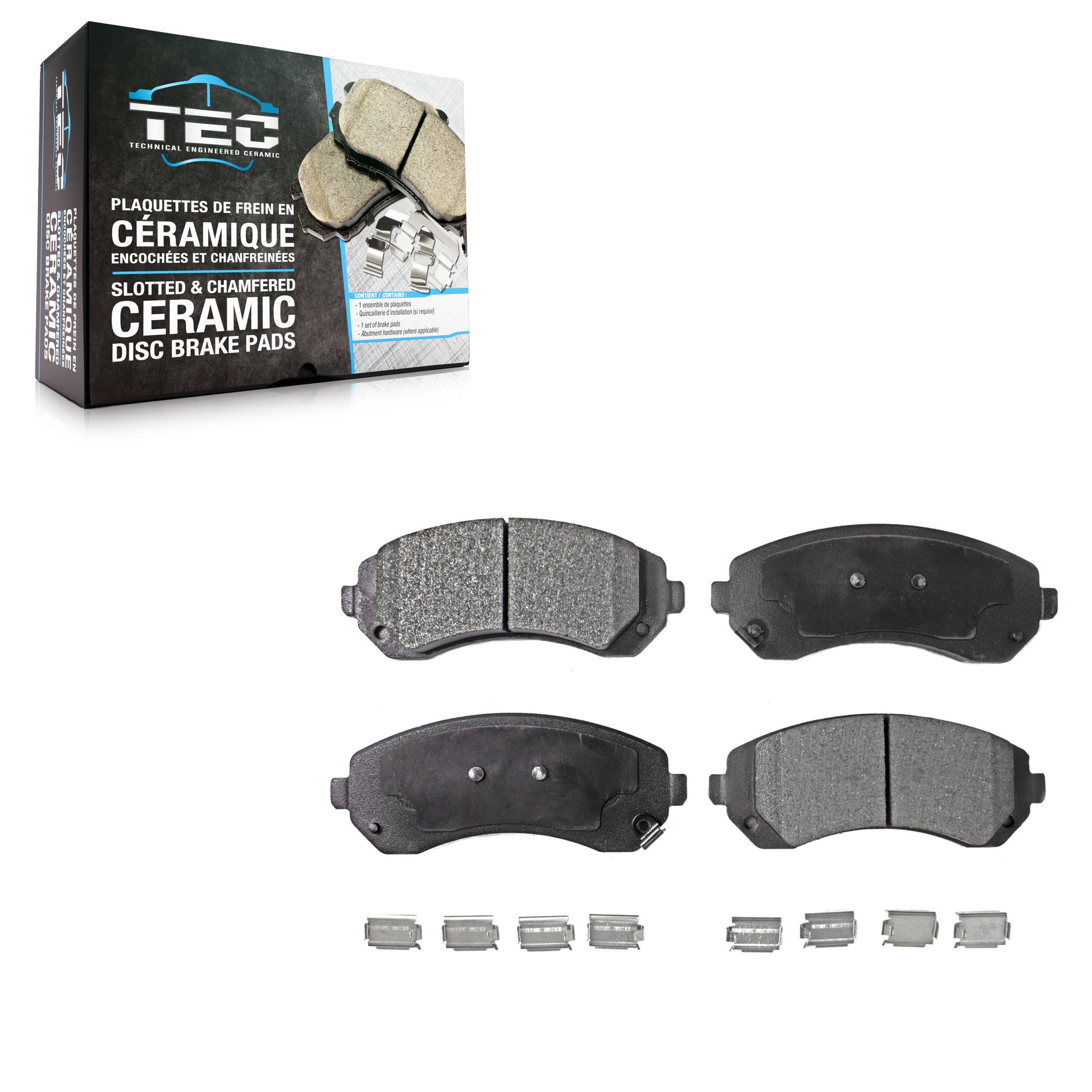 TEC TEC-844 Disc Brake Pad for 2001-2007 Buick Rendezvous, Chevrolet Venture, Oldsmobile Silhouette - Front