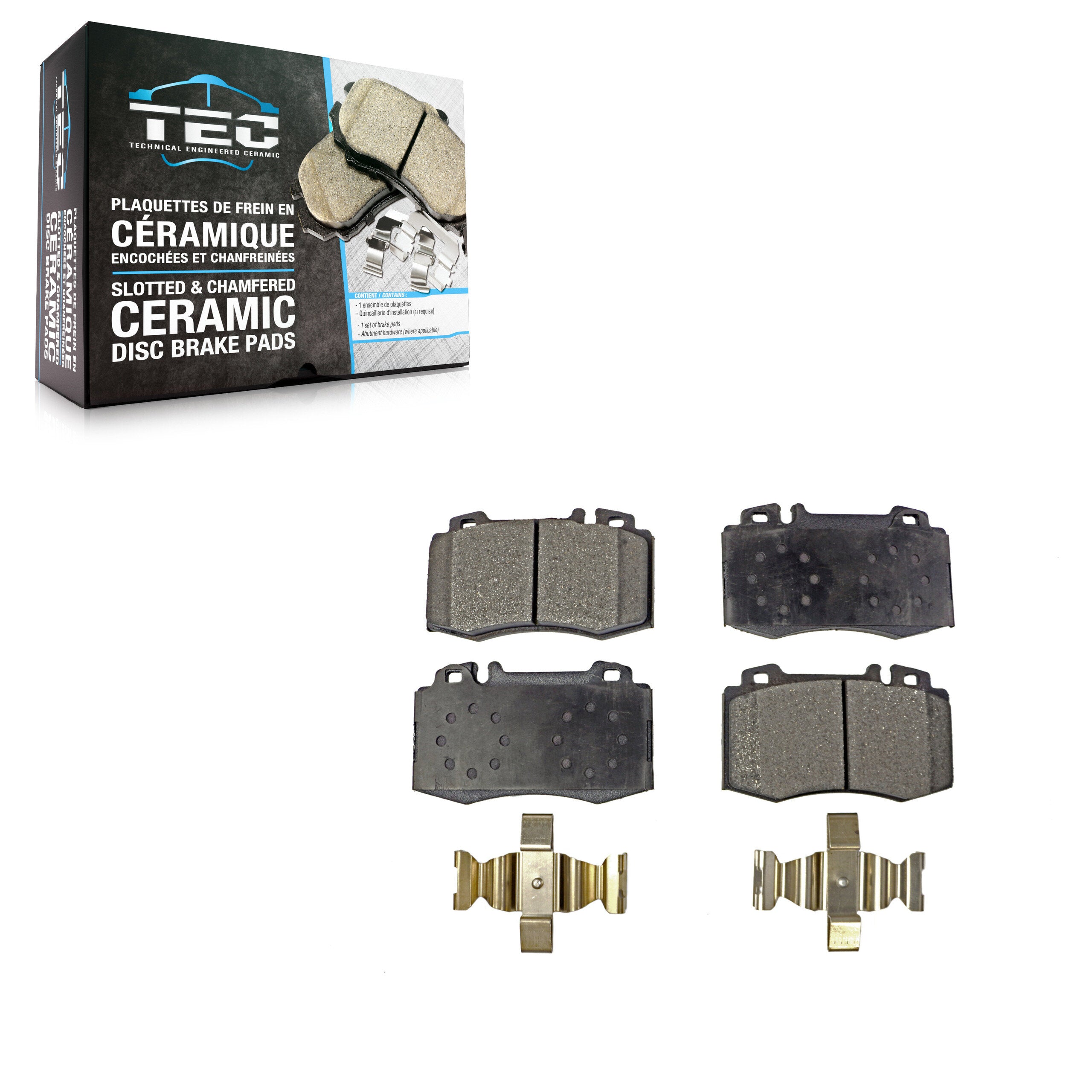 TEC TEC-847 Disc Brake Pad for 1993-2012 Mercedes-Benz CLK550, Mercedes-Benz CLS550, Mercedes-Benz E350 - Front