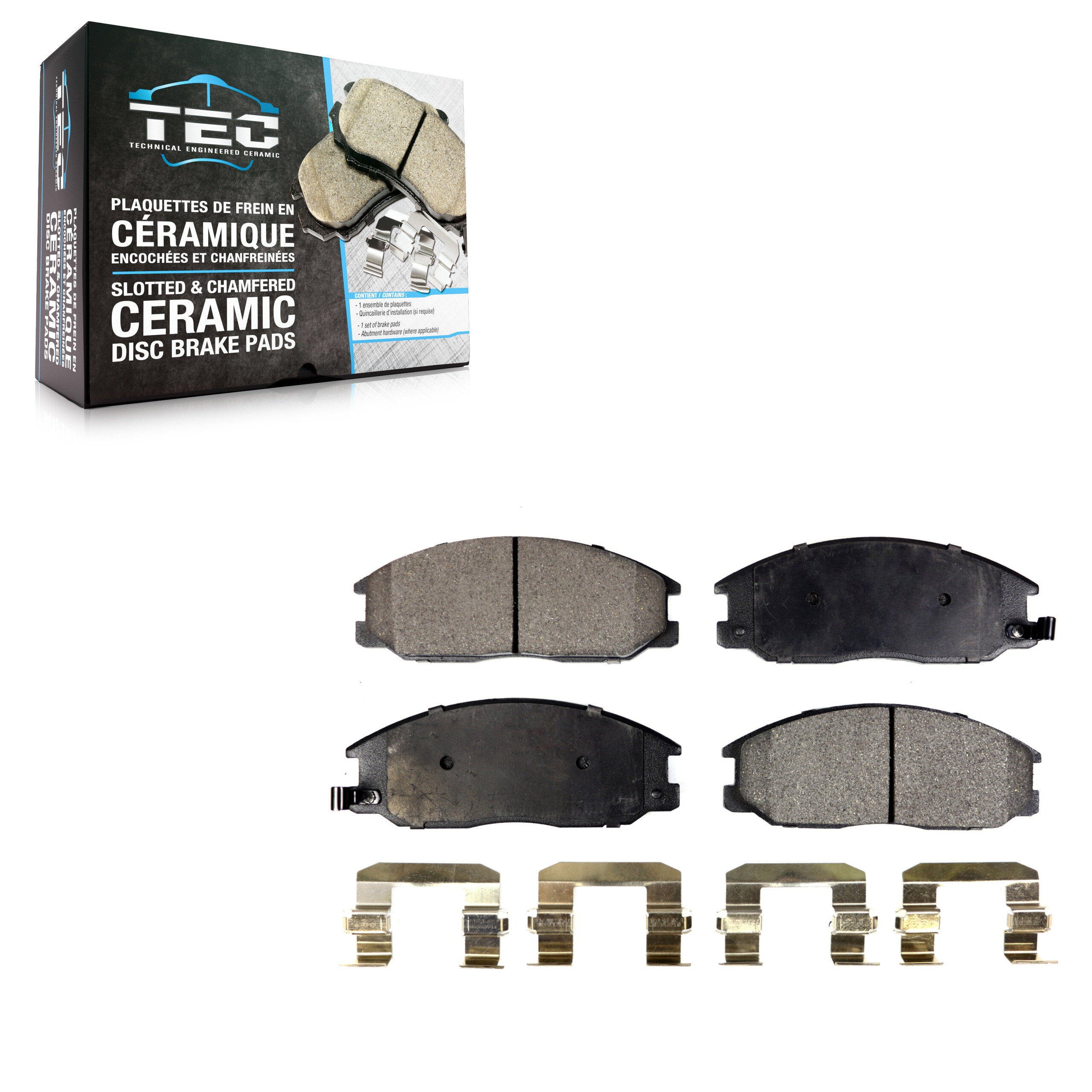 TEC TEC-864 Disc Brake Pad for 2001-2009 Kia Amanti, Kia Sorento, Hyundai XG350 - Front