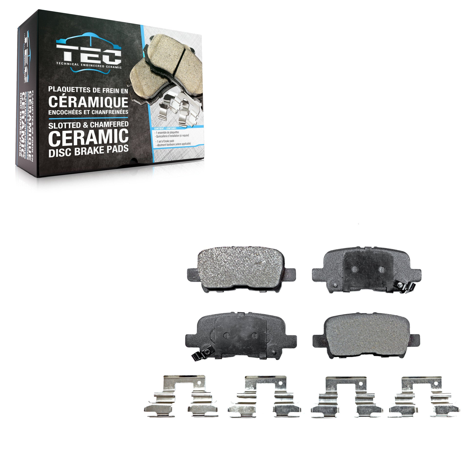 TEC TEC-865 Disc Brake Pad for 2001-2008 Honda Pilot, Honda Odyssey, Acura MDX - Rear