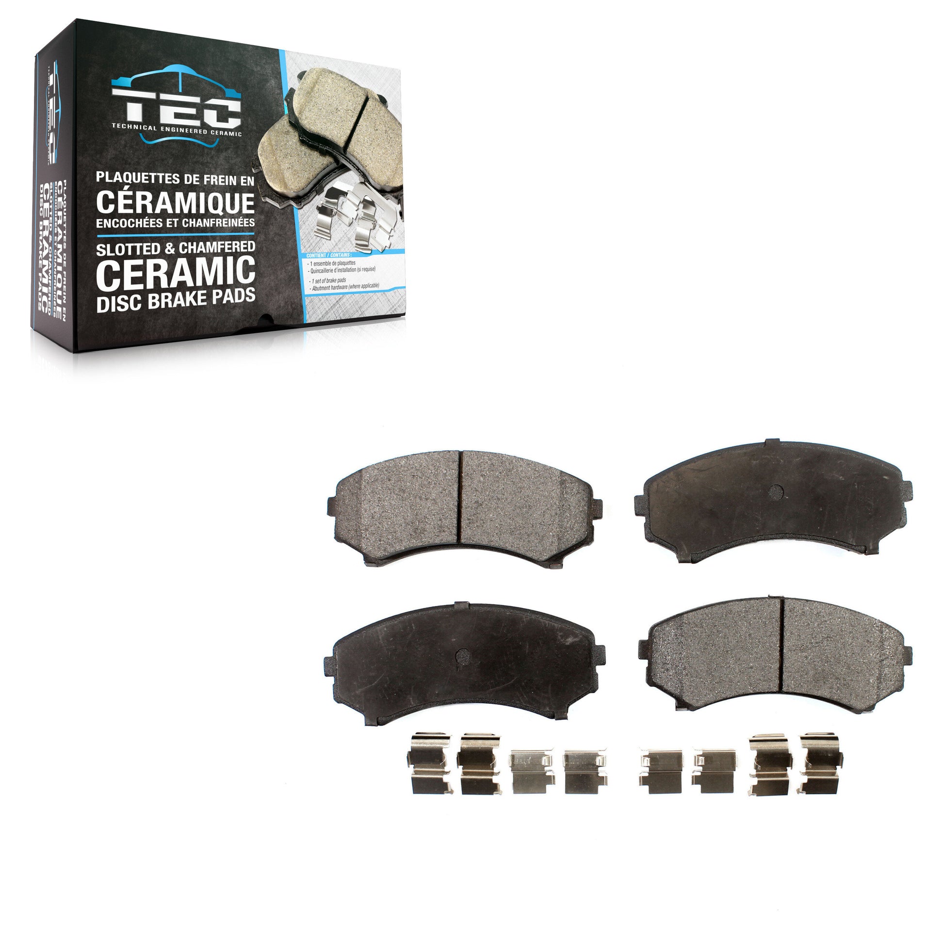 TEC TEC-867 Disc Brake Pad for 2001-2011 Mitsubishi Endeavor, Isuzu Axiom, Honda Passport - Front