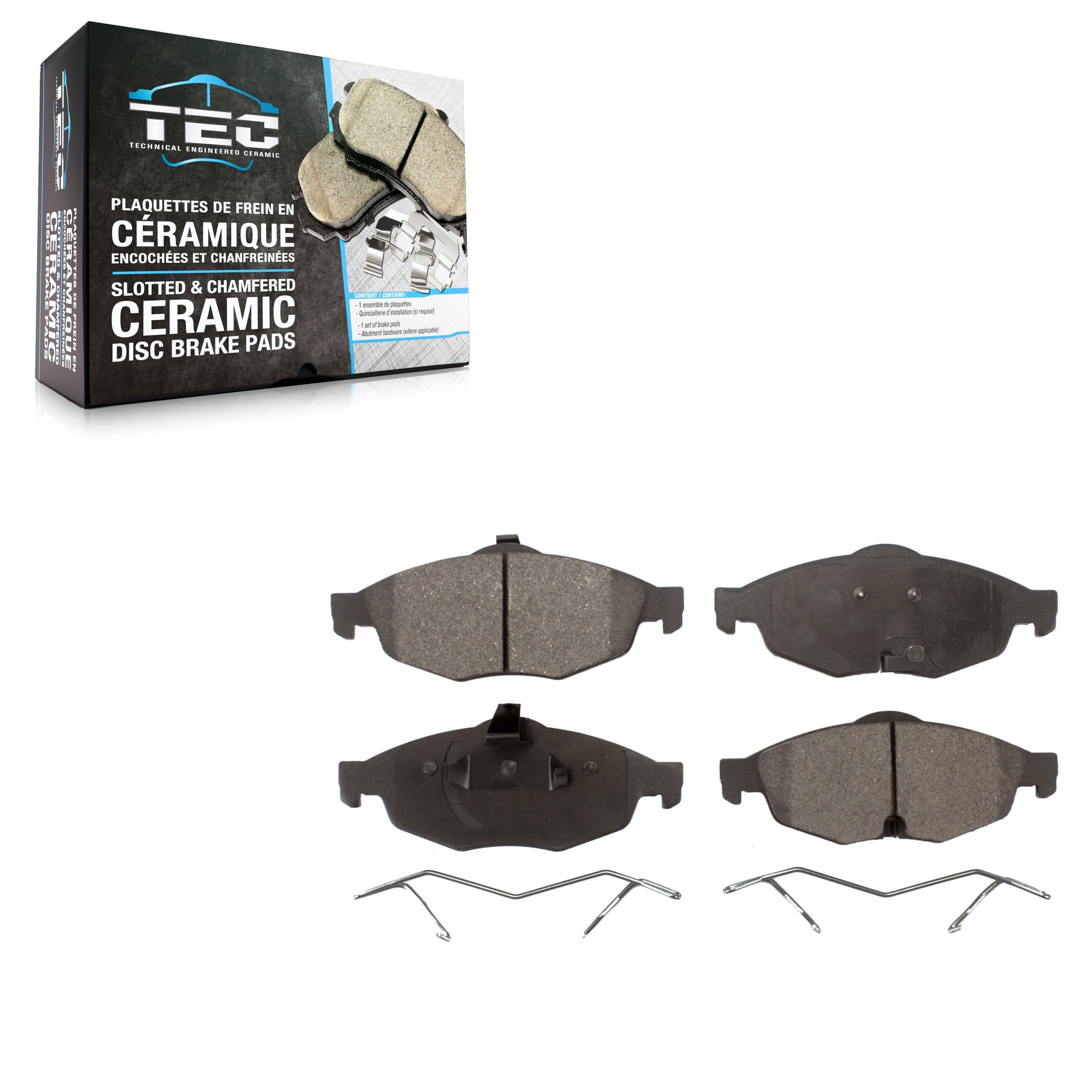 TEC TEC-869 Disc Brake Pad for 2001-2006 Chrysler Sebring, Dodge Stratus - Front