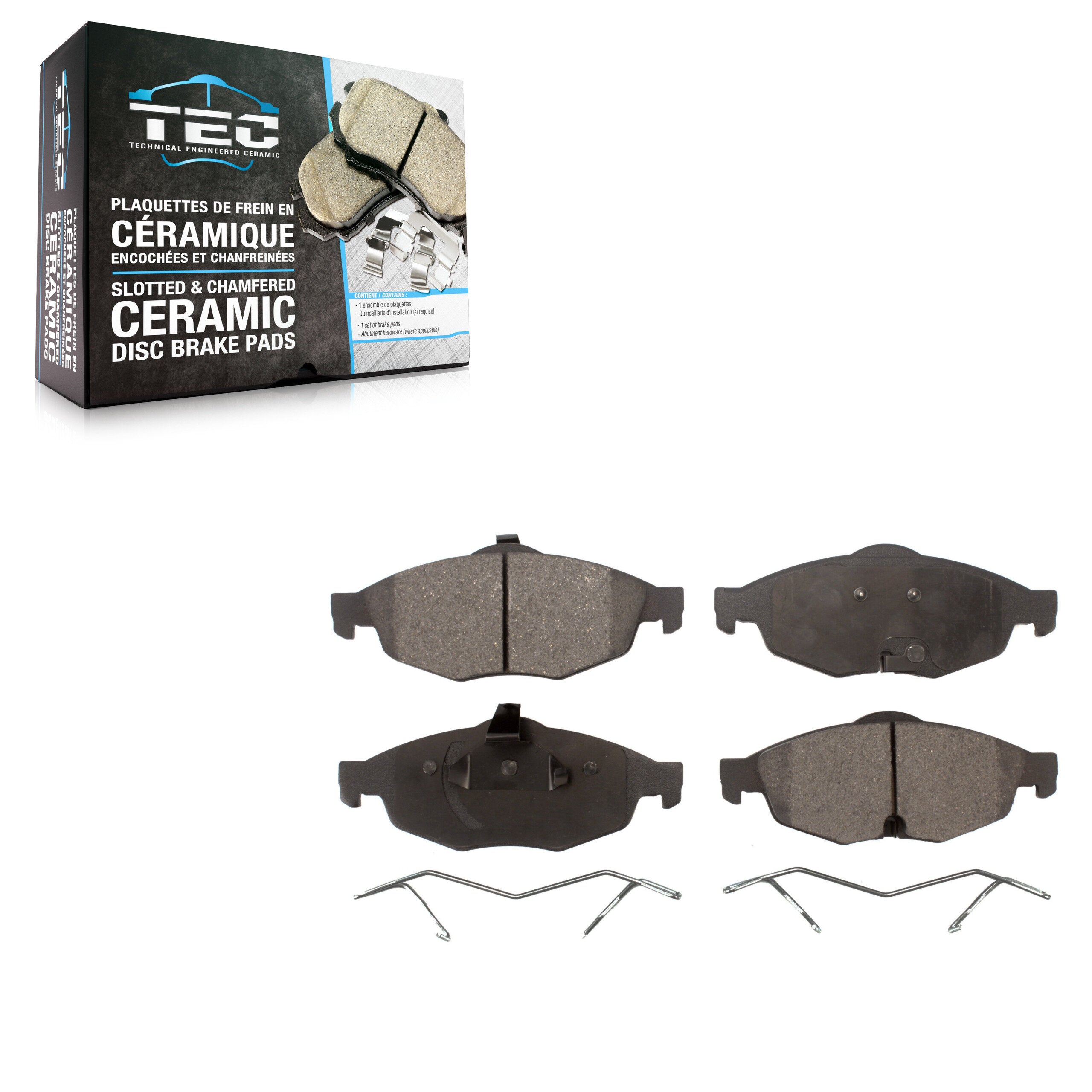 TEC TEC-869 Disc Brake Pad for 2001-2006 Chrysler Sebring, Dodge Stratus - Front