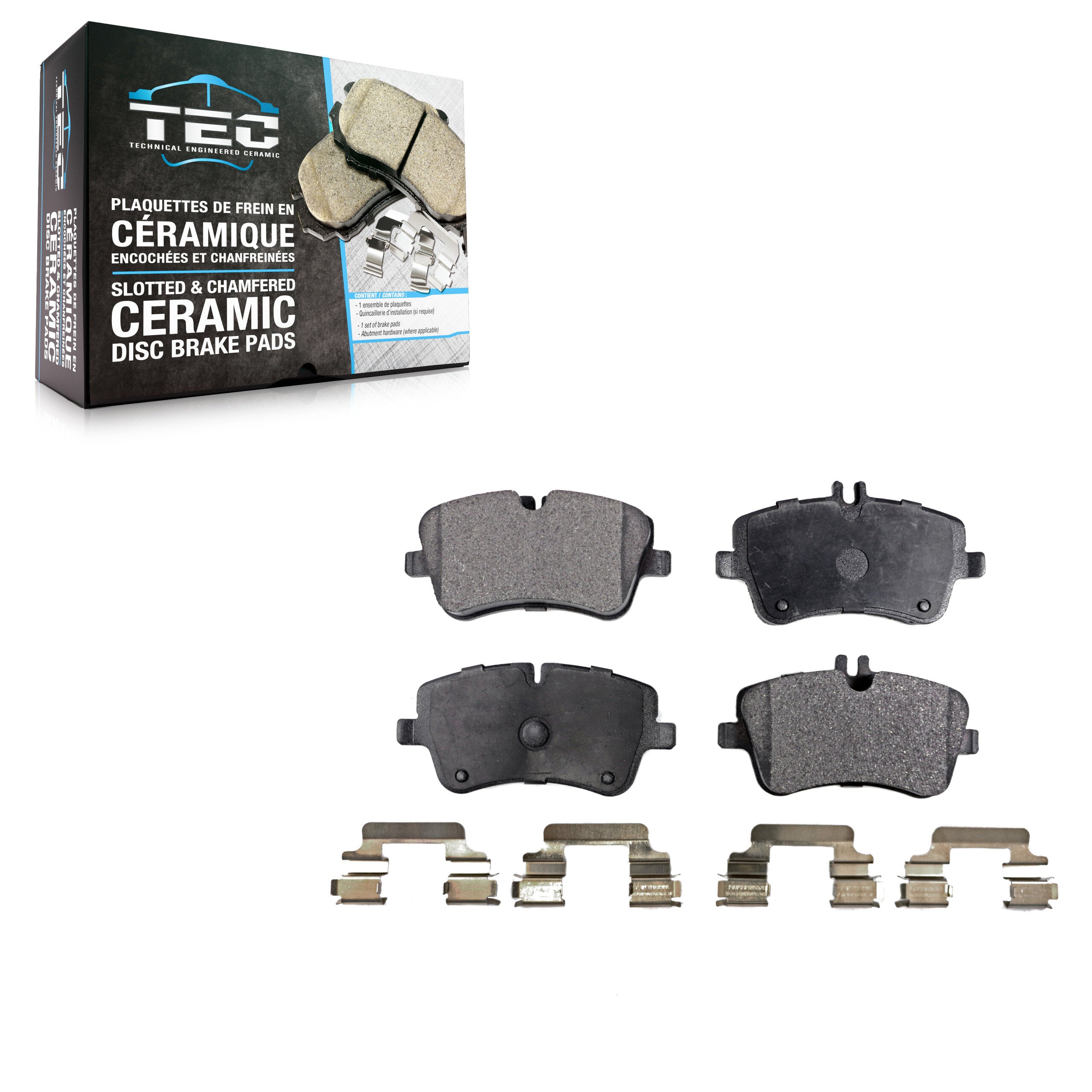 TEC TEC-872 Disc Brake Pad for 2001-2011 Mercedes-Benz SLK300, Mercedes-Benz C230, Mercedes-Benz C280 - Front