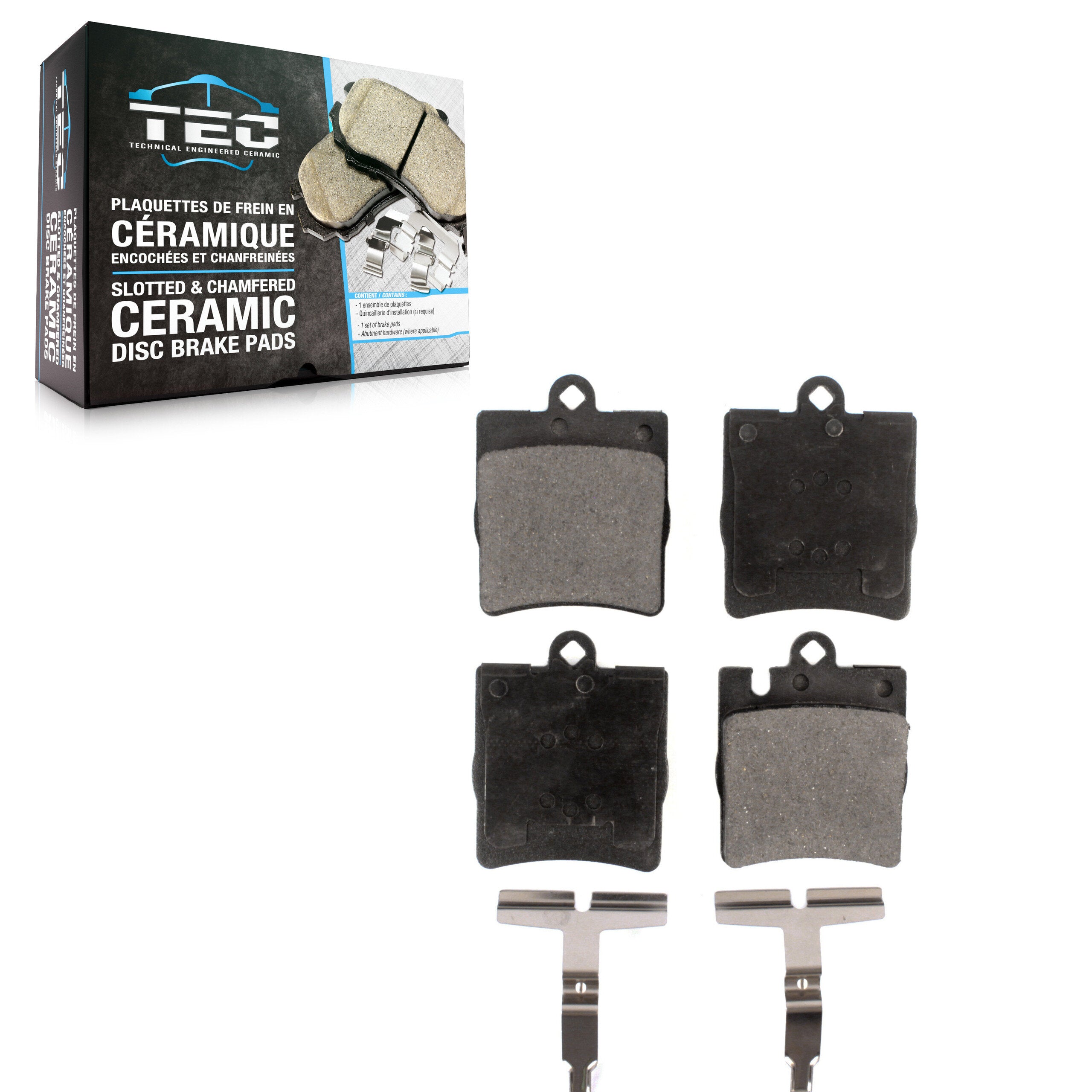 TEC TEC-873 Disc Brake Pad for 1996-2011 Mercedes-Benz SLK300, Mercedes-Benz C230, Mercedes-Benz C280 - Rear
