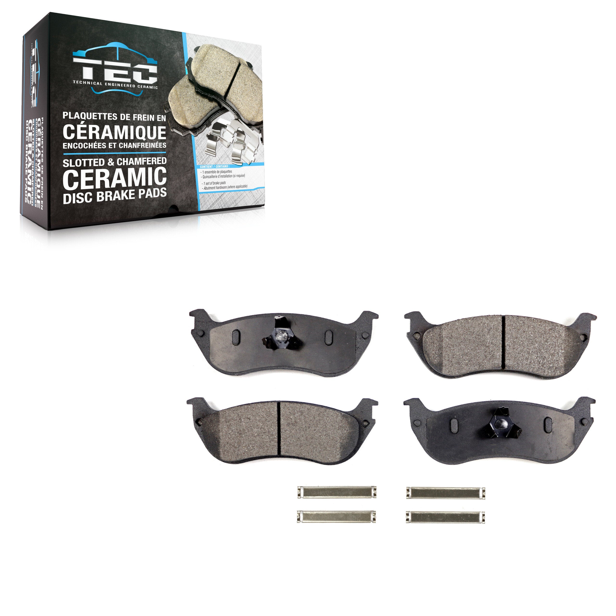 TEC TEC-881 Disc Brake Pad for 2002-2005 Ford Explorer, Mercury Mountaineer - Rear