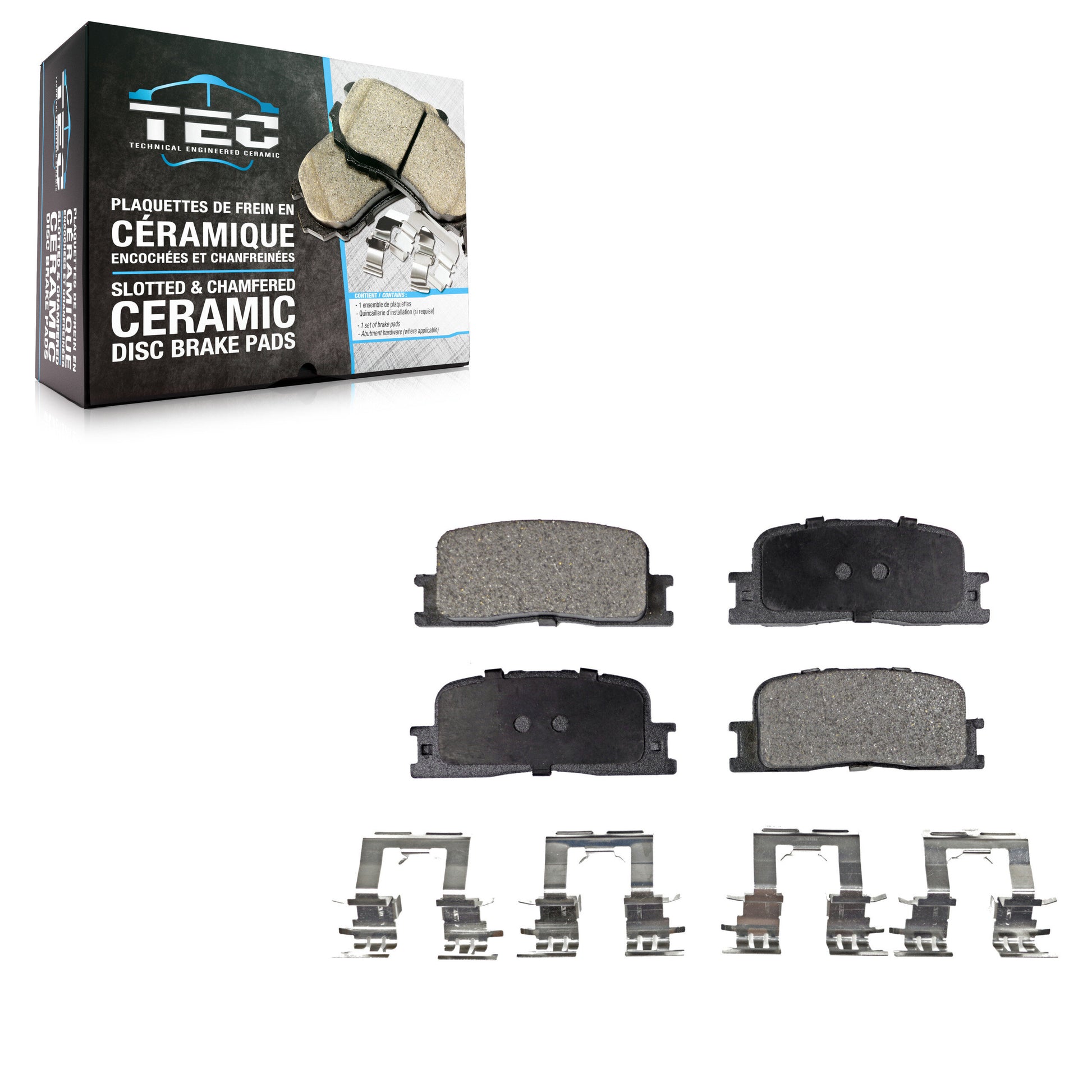 TEC TEC-885 Disc Brake Pad for 2001-2006 Lexus ES330, Lexus ES300, Toyota Camry - Rear