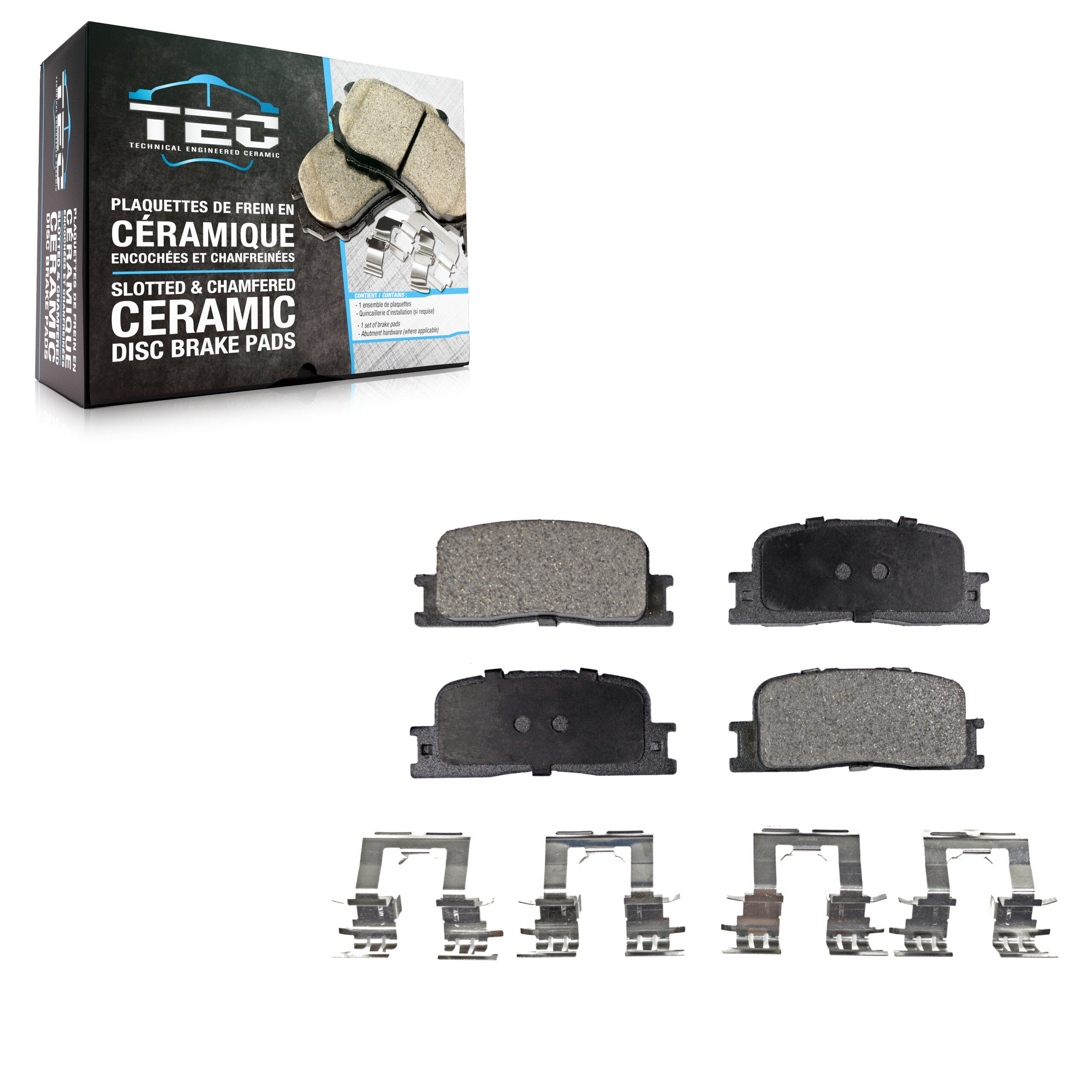 TEC TEC-885 Disc Brake Pad for 2001-2006 Lexus ES330, Lexus ES300, Toyota Camry - Rear