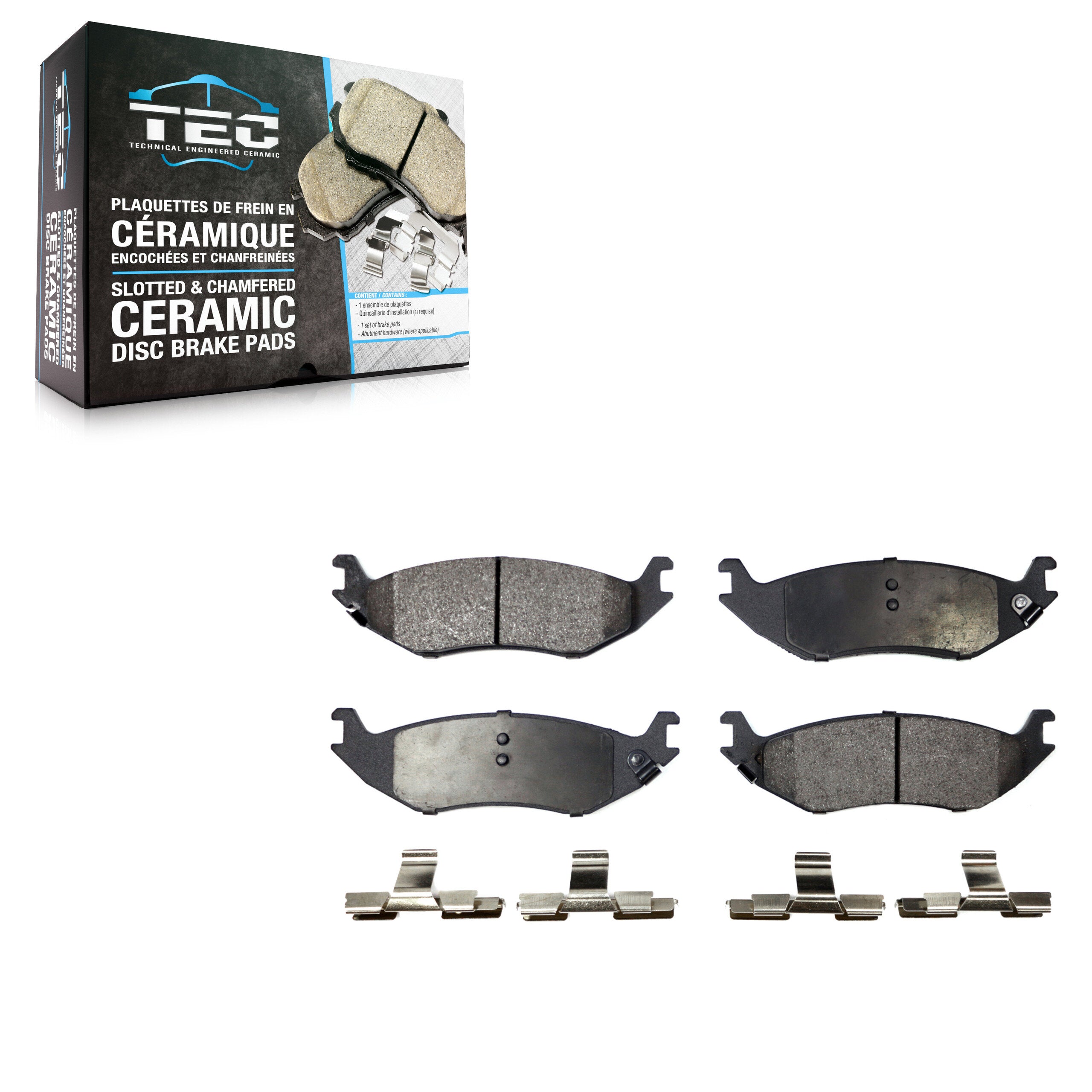 TEC TEC-898 Disc Brake Pad for 2002-2004 Dodge Ram 1500 - Rear