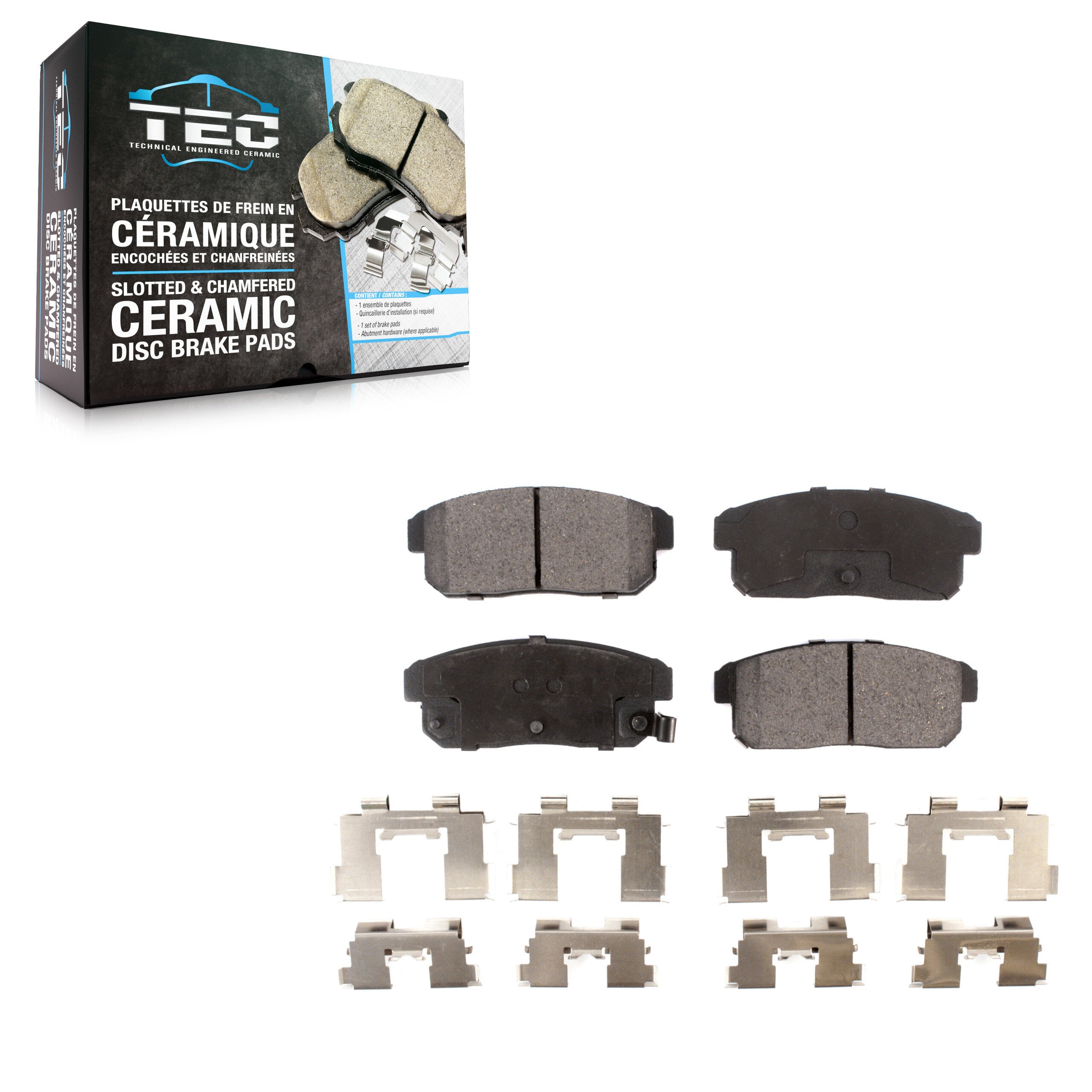 TEC TEC-900 Disc Brake Pad for 2000-2011 Mazda RX-8, INFINITI G20, INFINITI I35 - Rear