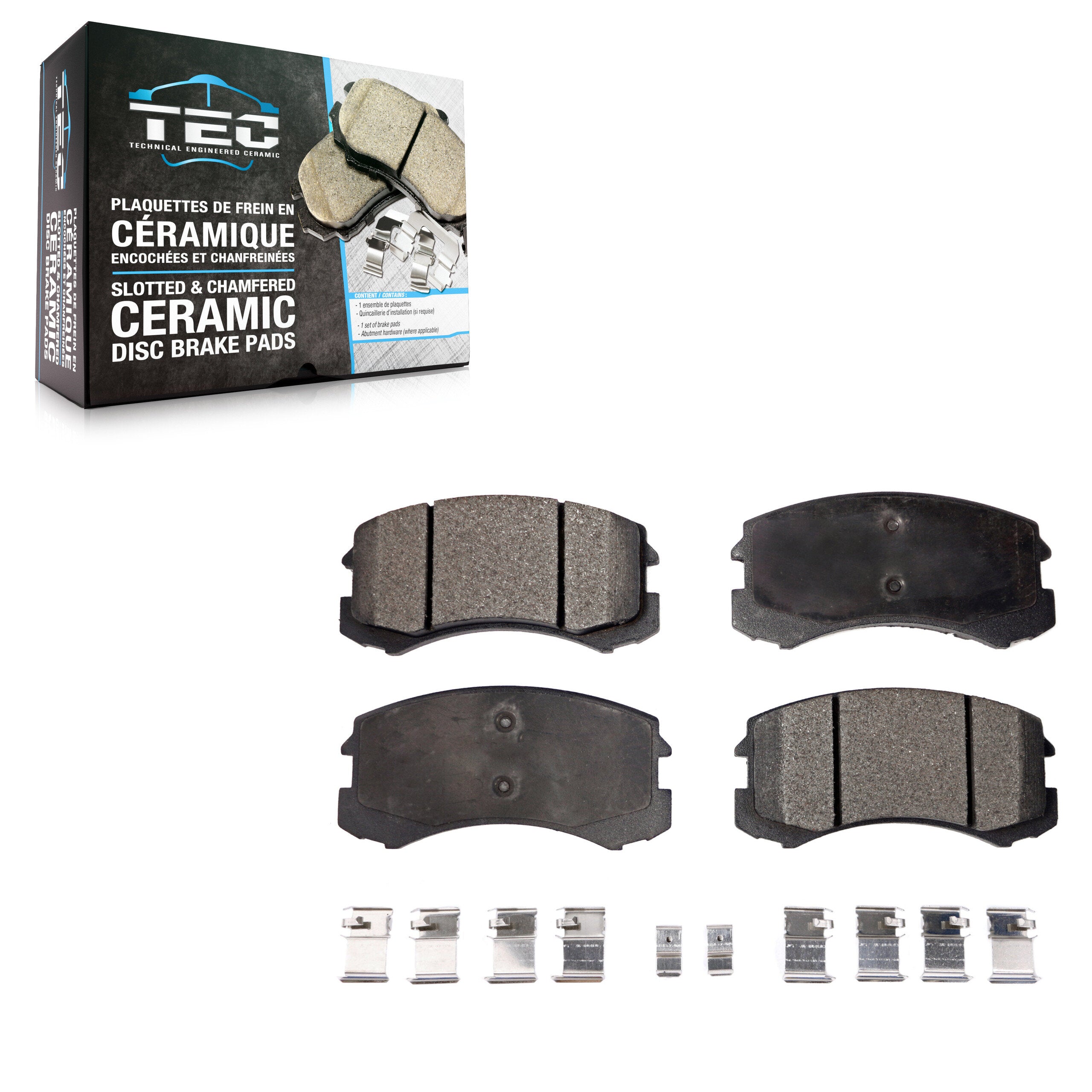 TEC TEC-904 Disc Brake Pad for 2002-2007 Mitsubishi Lancer - Front