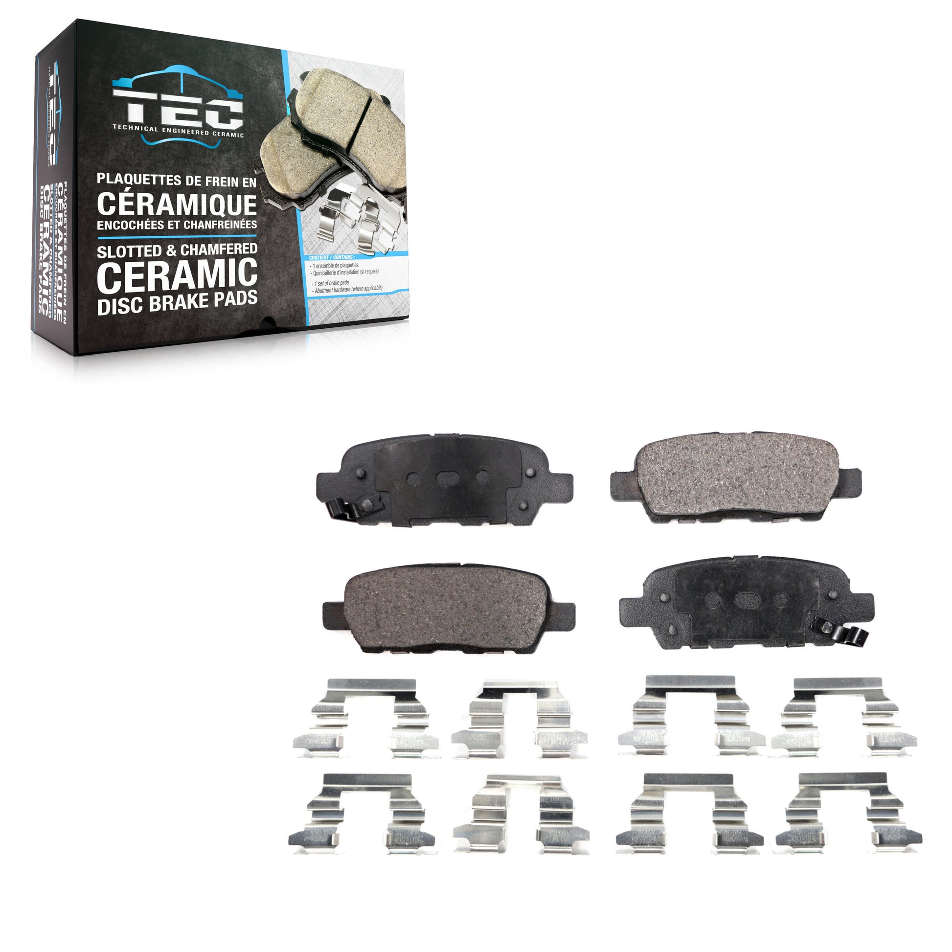 TEC TEC-905 Disc Brake Pad for 2002-2025 Nissan Z, Nissan LEAF, Nissan Altima - Rear